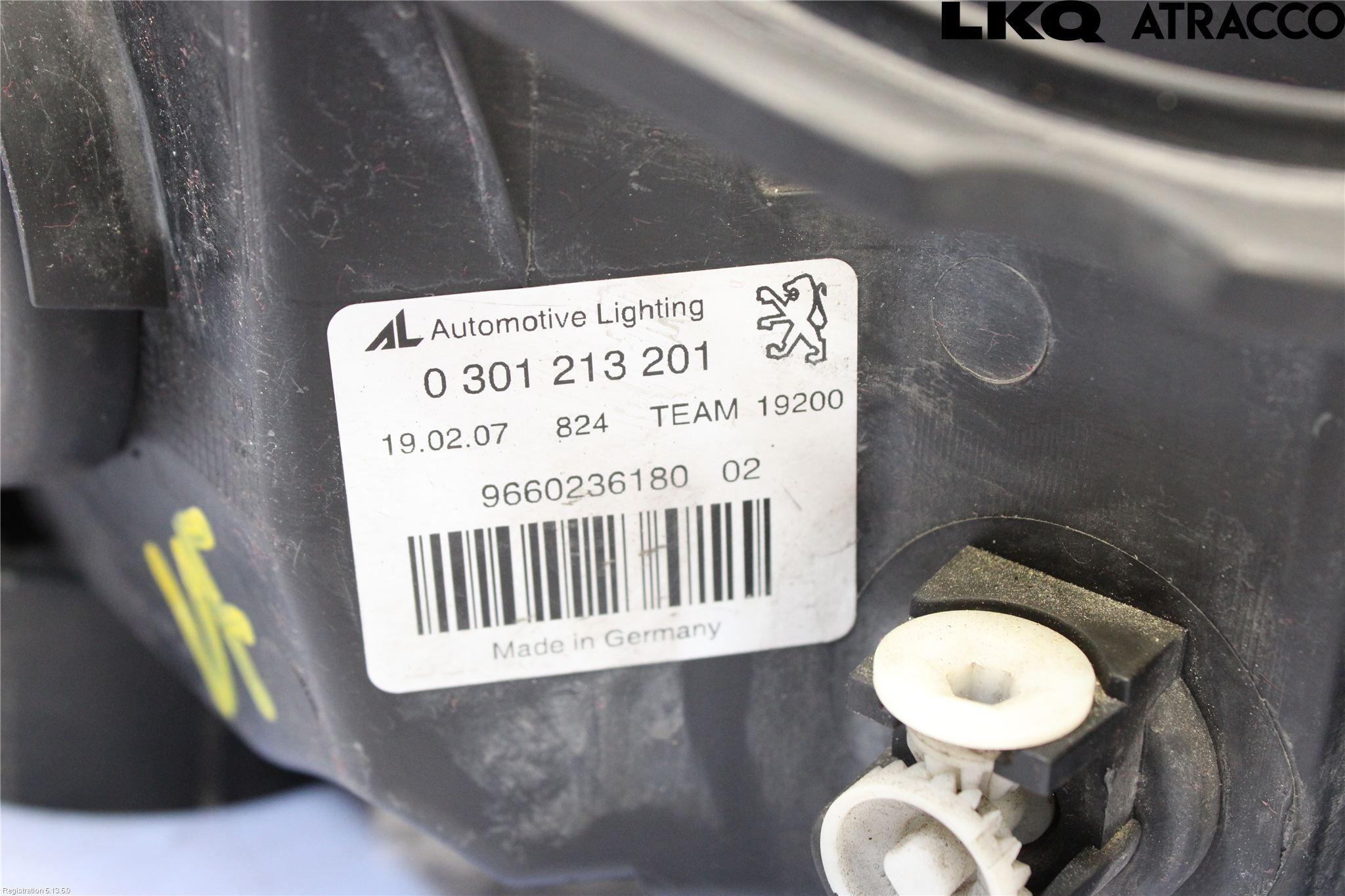 Peugeot 407 Frontlykt Venstre