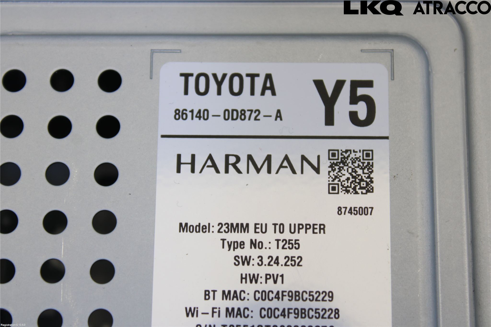Toyota YARIS XP21 20- Stereo Radio Med Cd
