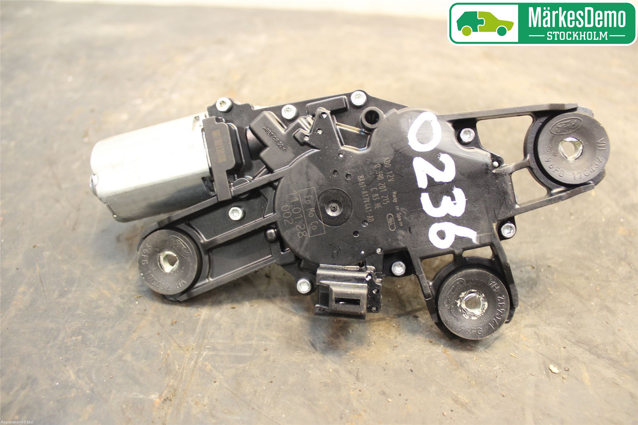 Ford FIESTA 09-12 Viskermotor Bakluke