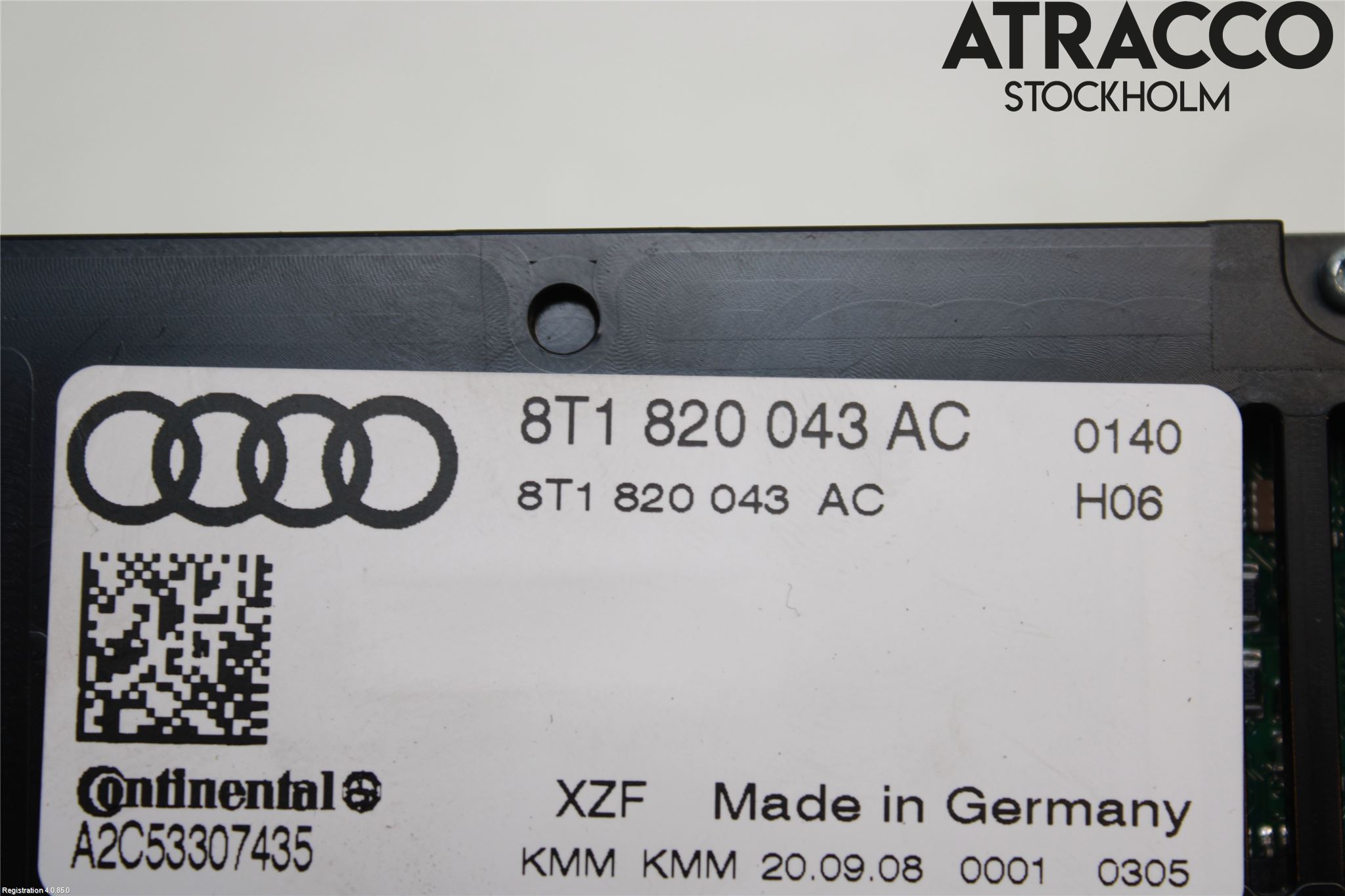 Audi Q5 09-16 Varme Ac Betjening-Display