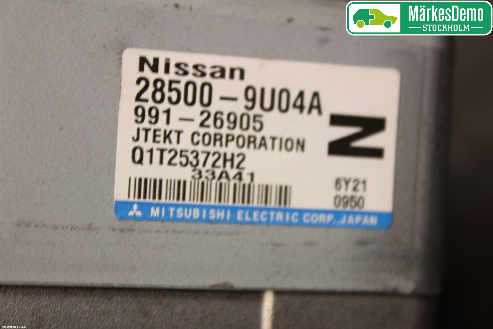 Nissan NOTE E11 06-14 Rattakselaggregat Innebygd Servo