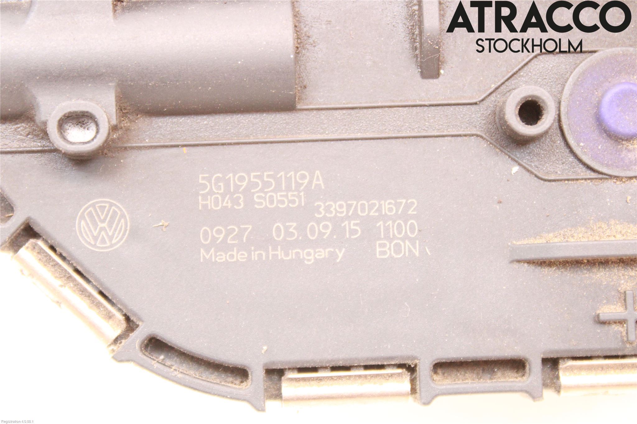 Volkswagen VW GOLF / E-GOLF VII 13-20 Viskermotor Frontrute