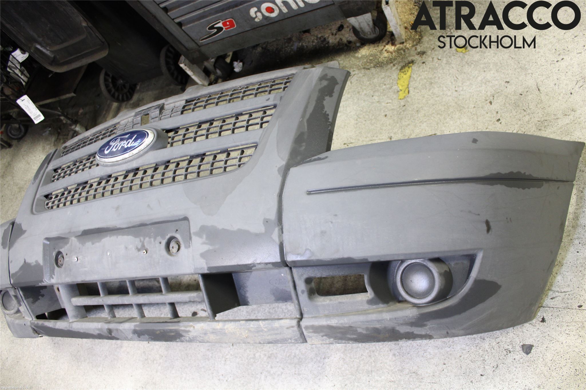 Ford TRANSIT    06-13 Støtfanger Foran Plastdeksel