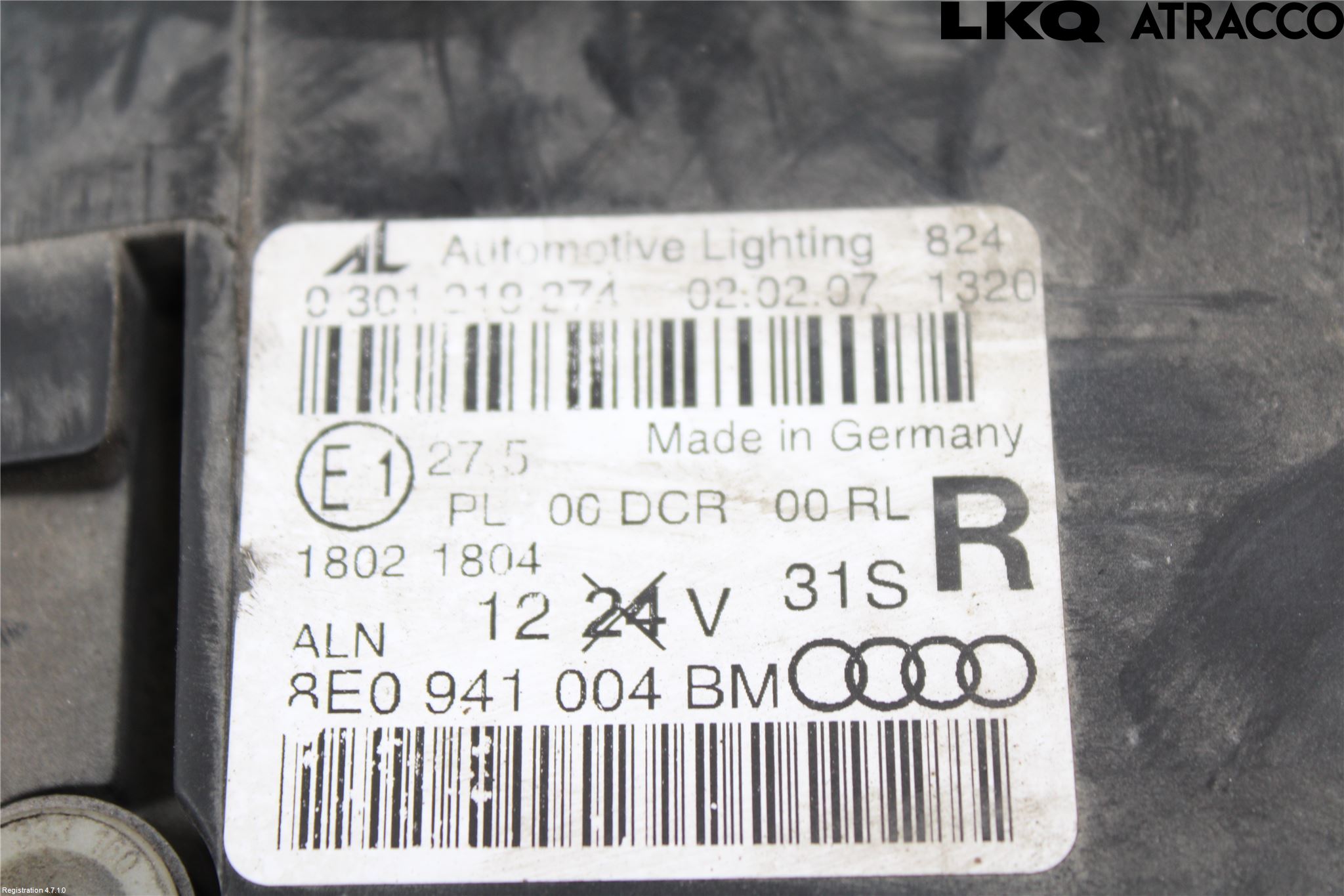 Audi A4/S4 05-07 Frontlykt Høyre