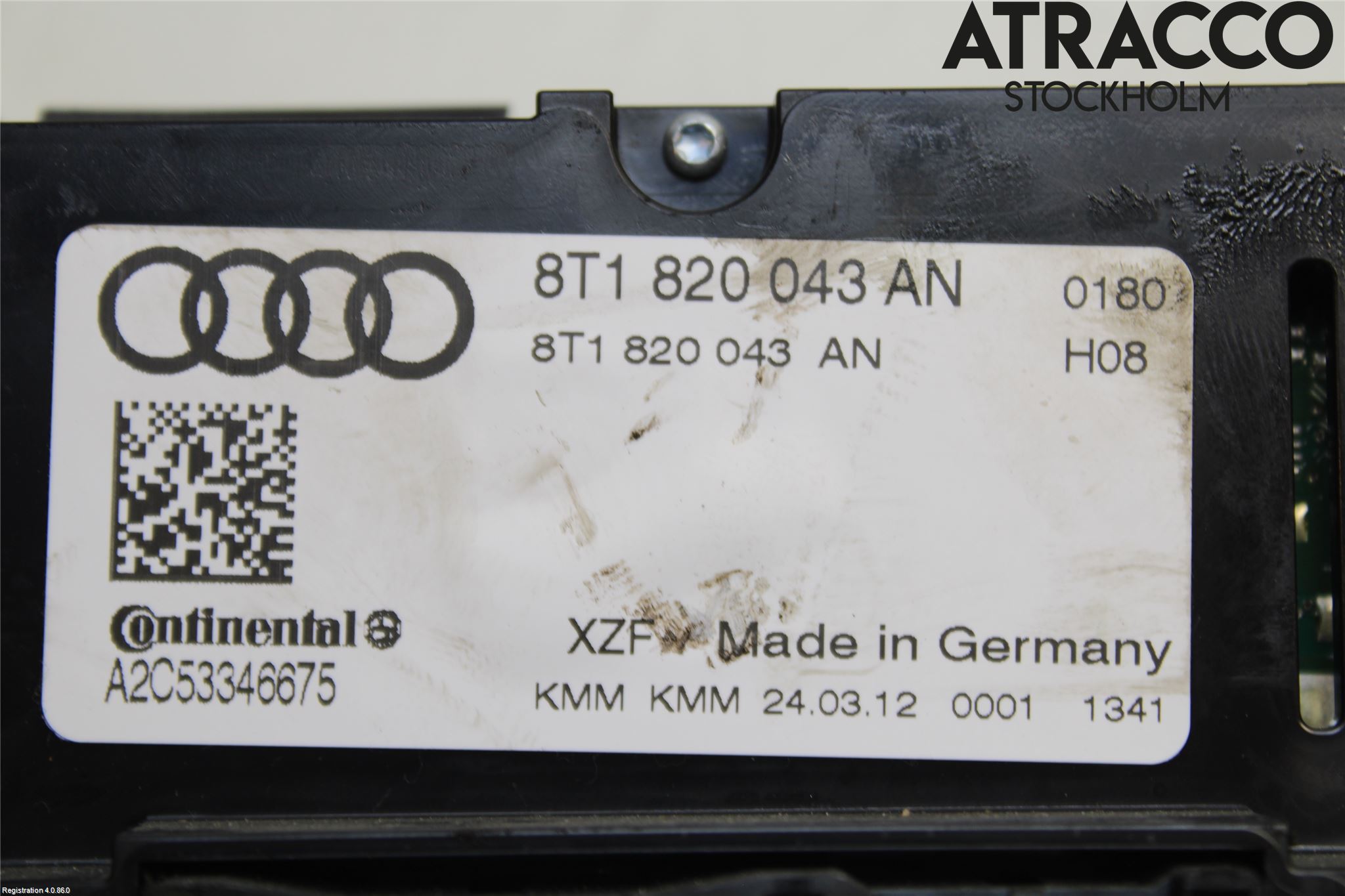 Audi Q5 09-16 Varme Ac Betjening-Display