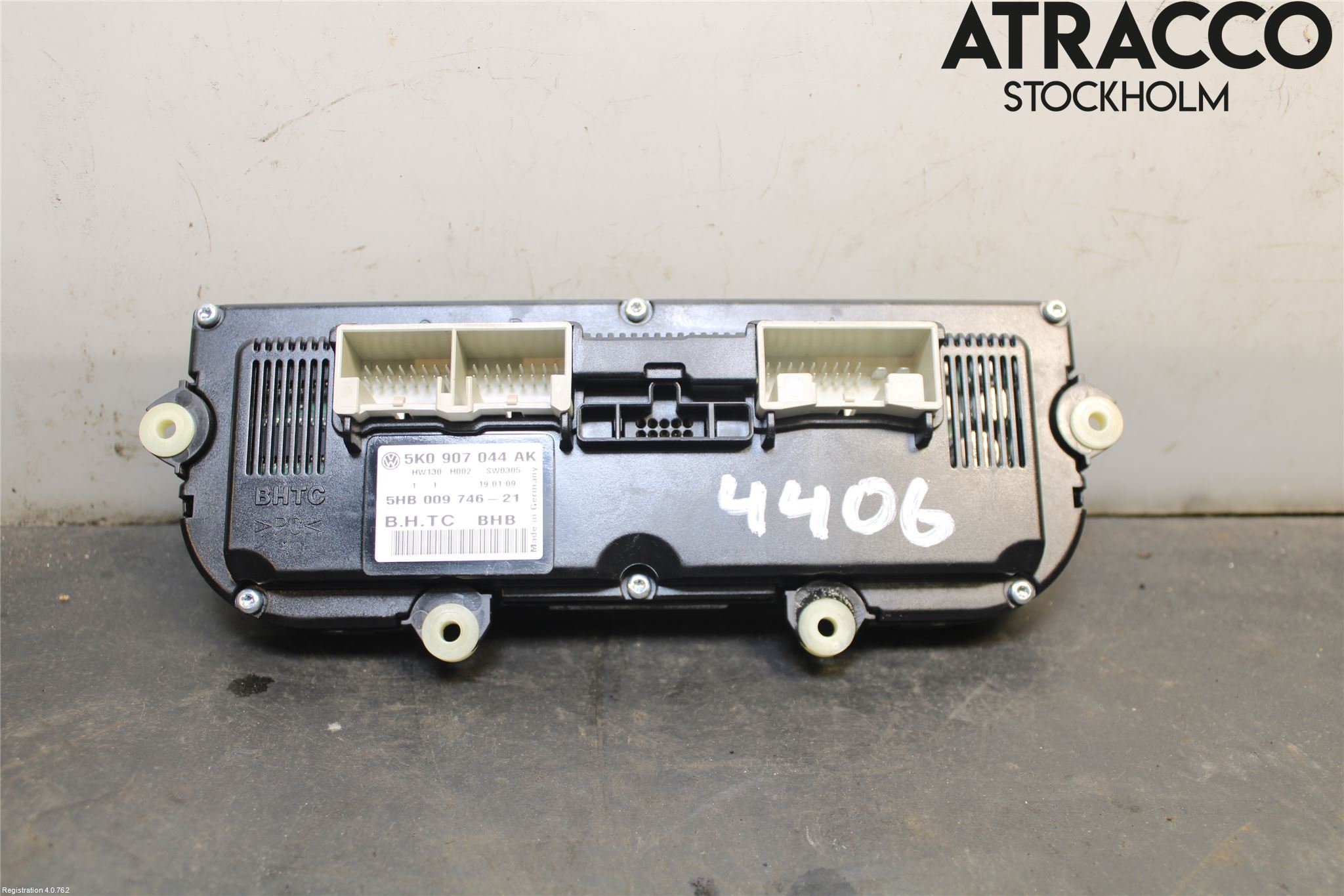 Volkswagen VW GOLF VI 09-13 Varme Ac Betjening-Display