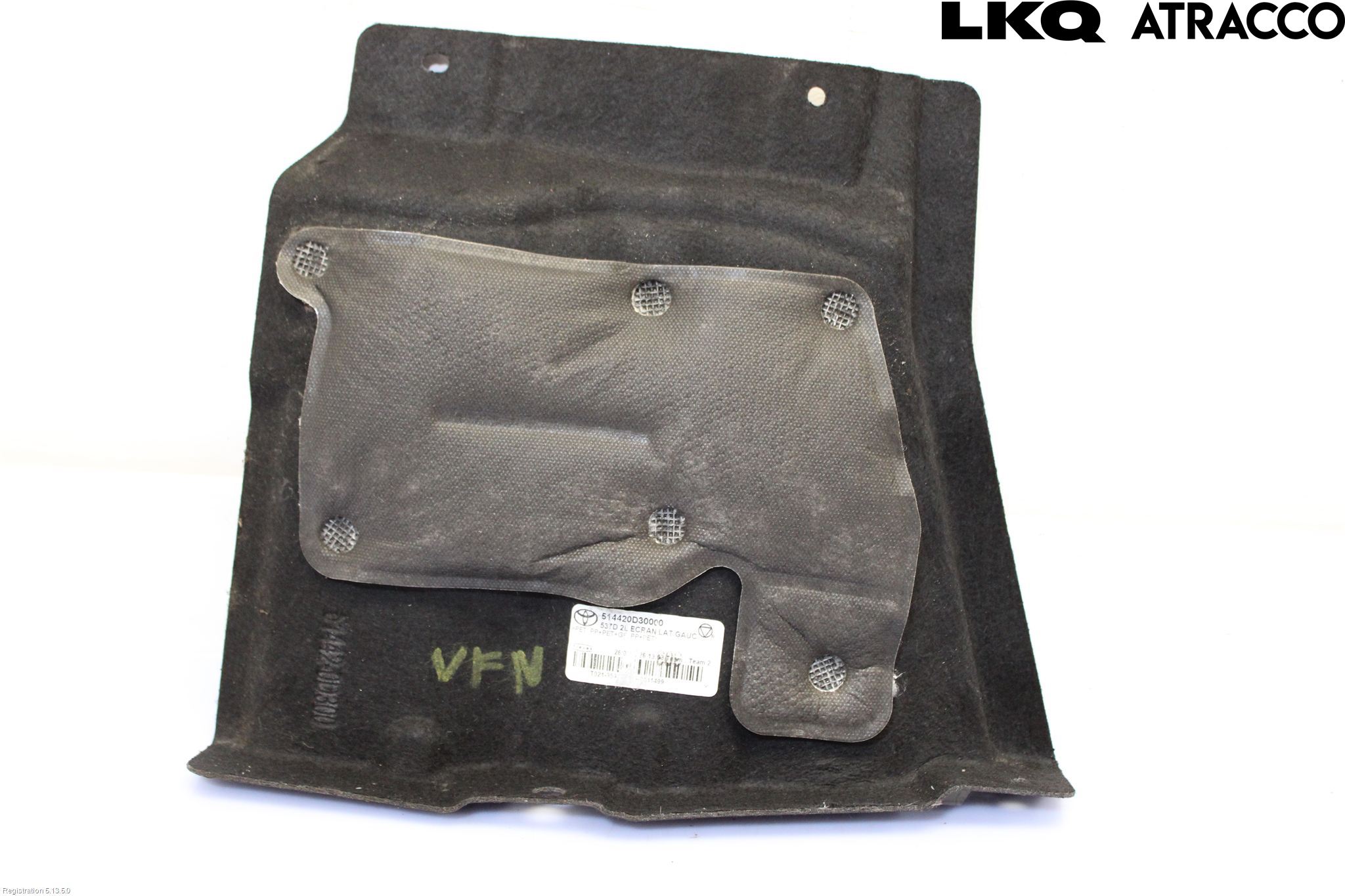 Toyota YARIS XP21 20- Bunnplate U Motor-Gear-Dørk