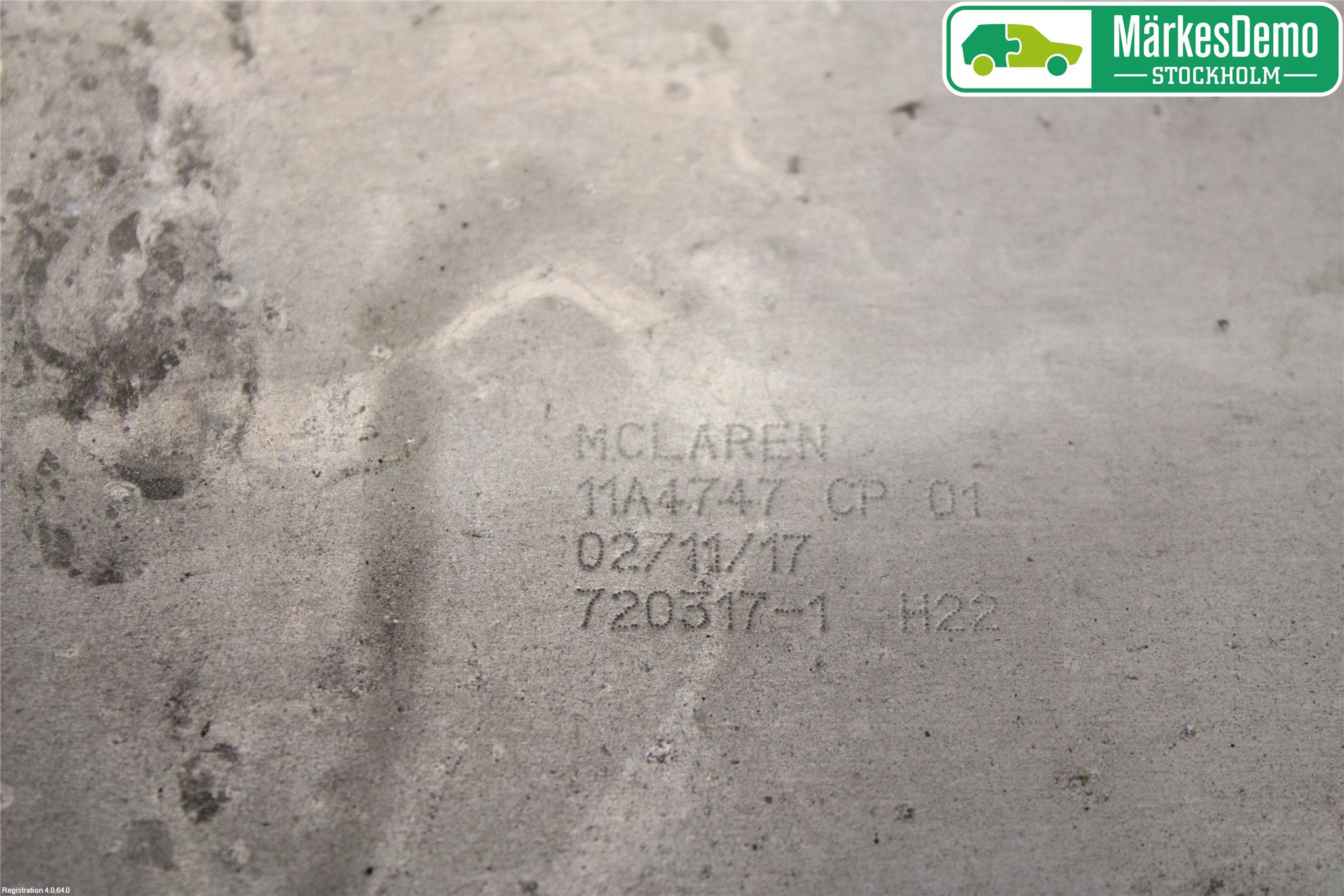 McLAREN Bunnplate U Motor-Gear-Dørk