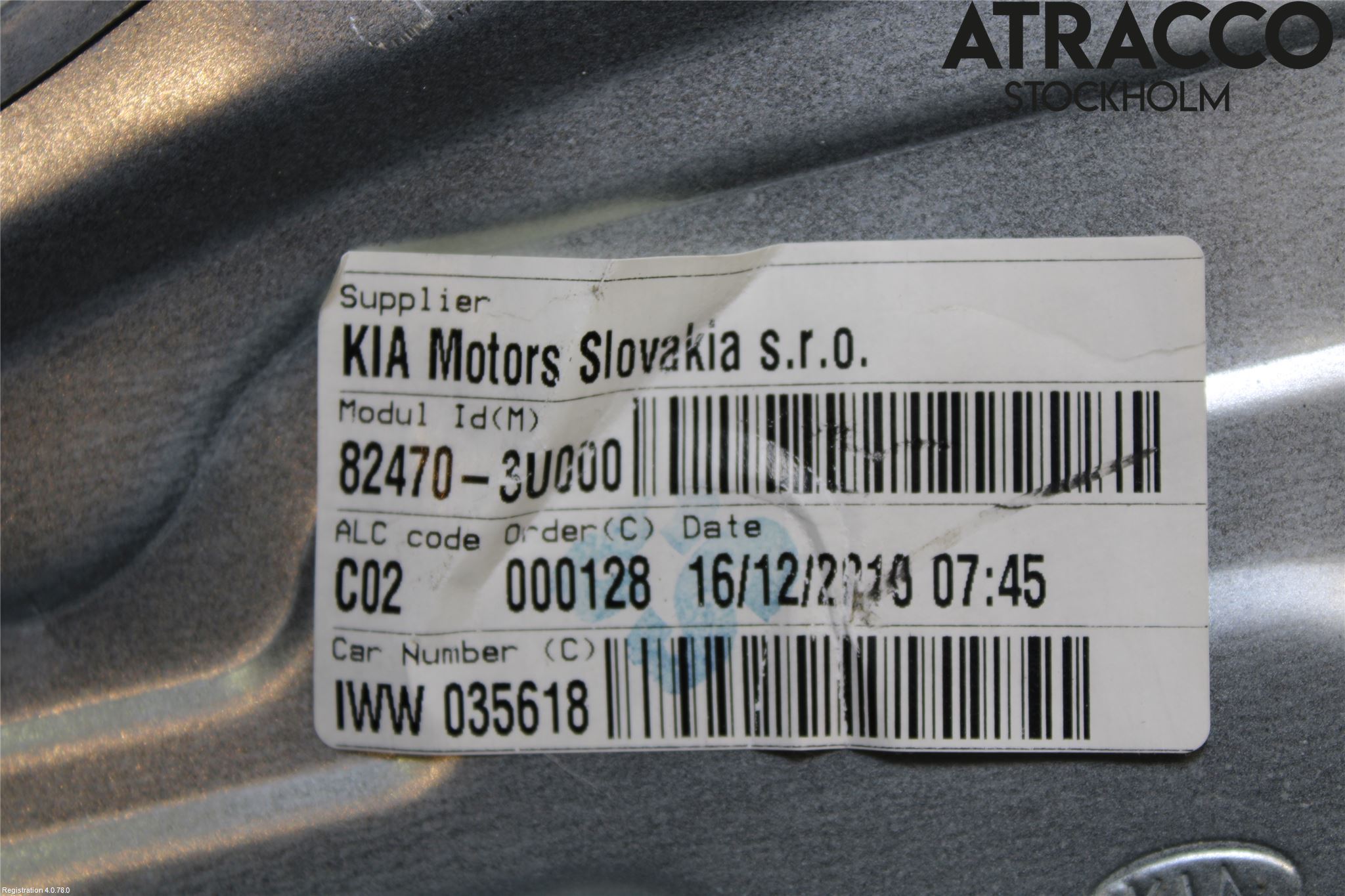 Kia SPORTAGE (SL) 11-15 Vindusheis El Komp