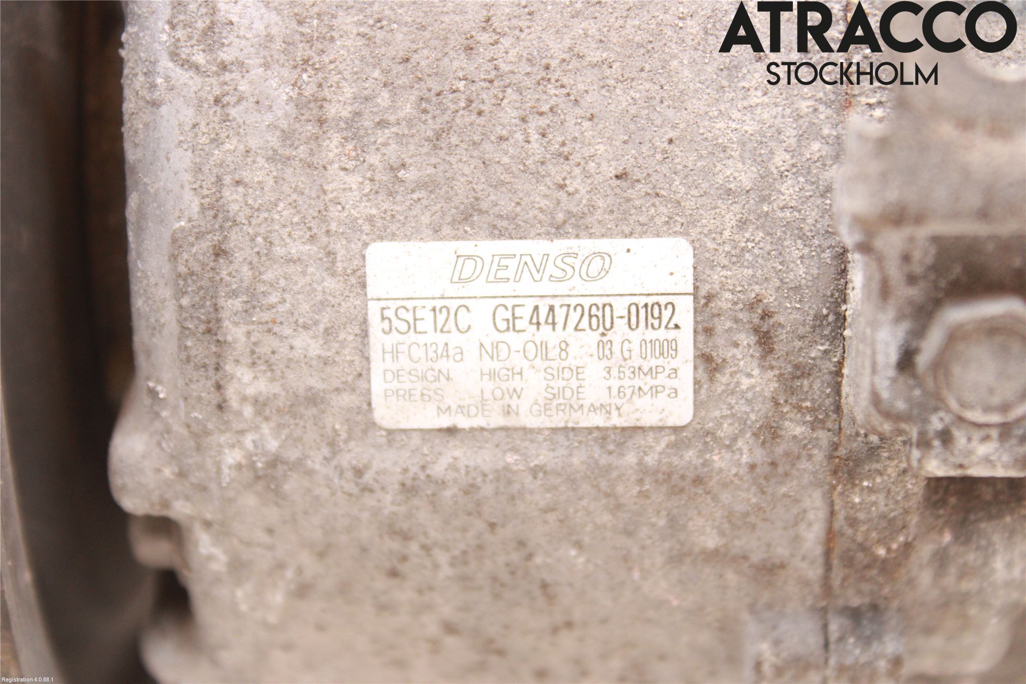 Toyota COROLLA VERSO 04-07 Varme Ac Kompressor