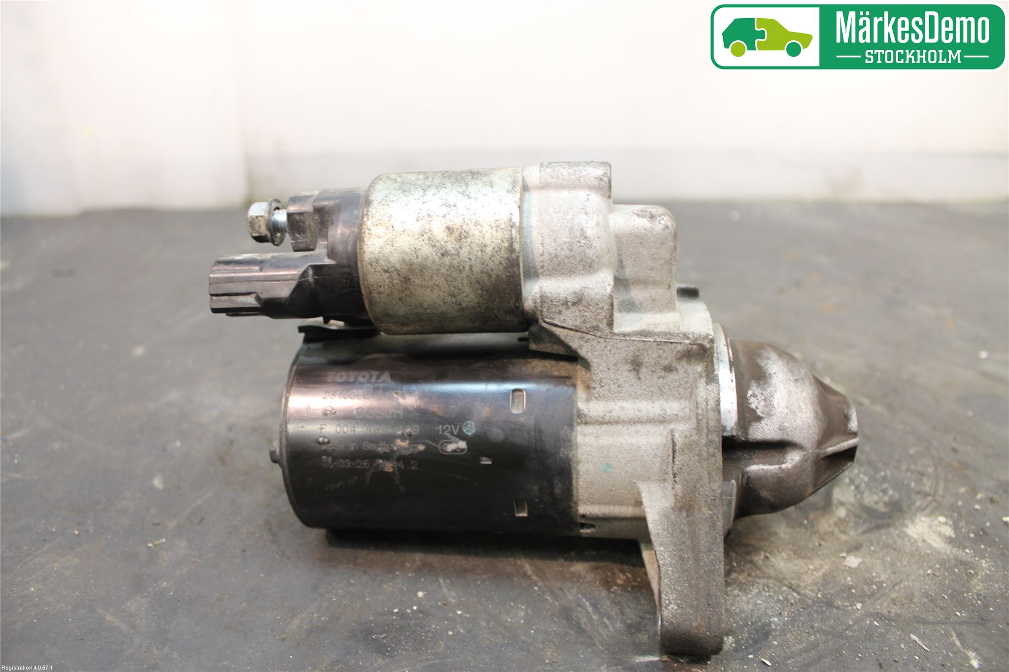 Toyota COROLLA 08-12 Startmotor