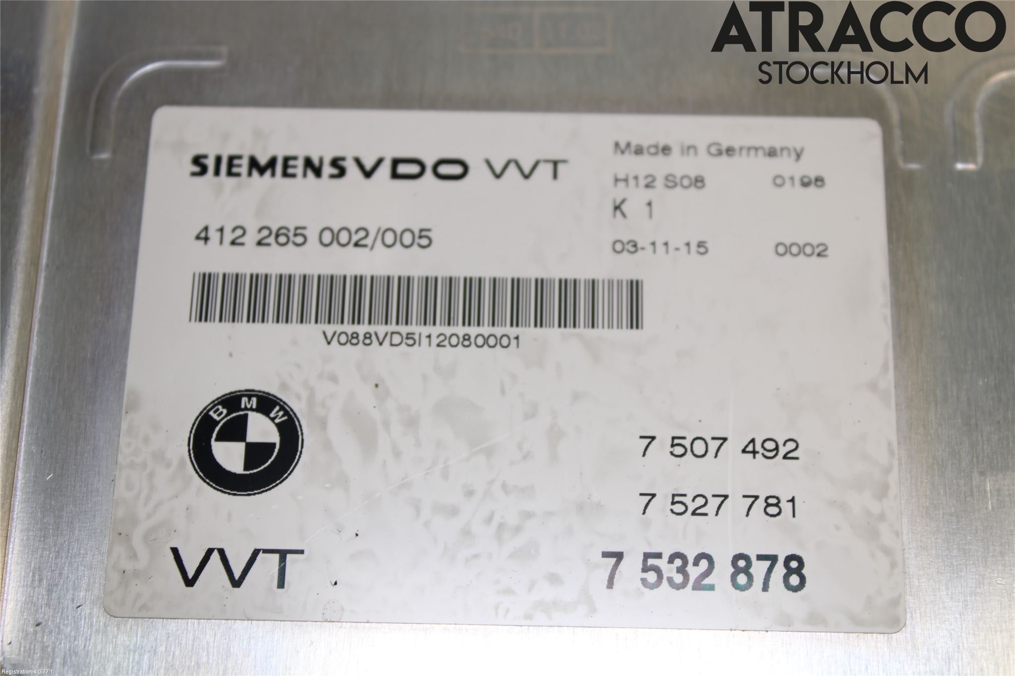 BMW 5 E60/61 Sed/Tou 02-10 Styreenhet Gearkasse