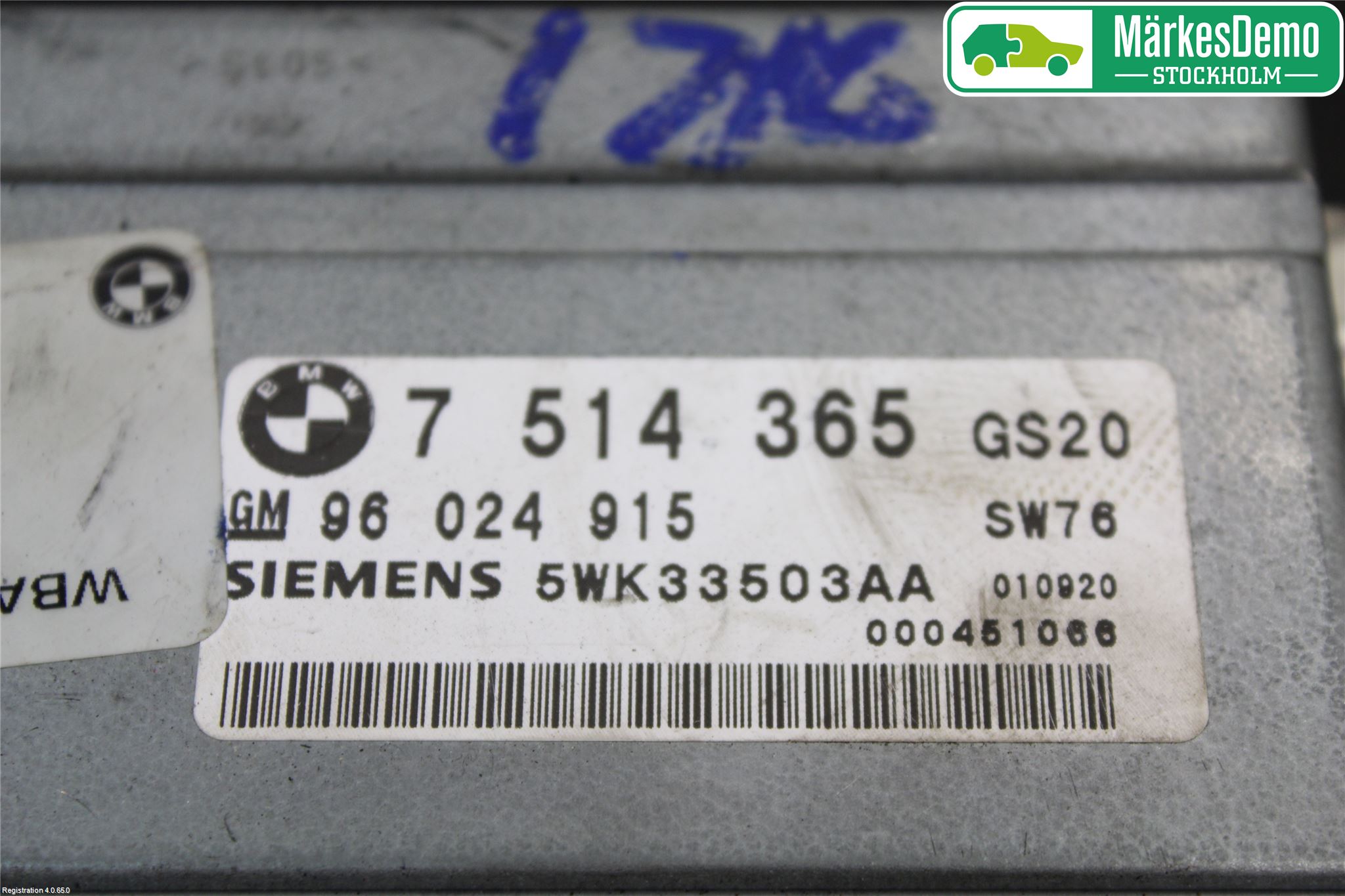 BMW 3 E46      98-05 Styreenhet Gearkasse