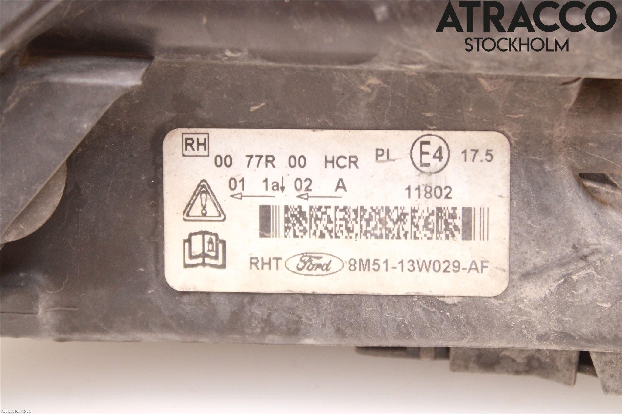 Ford FOCUS 08-11 Frontlykt Høyre