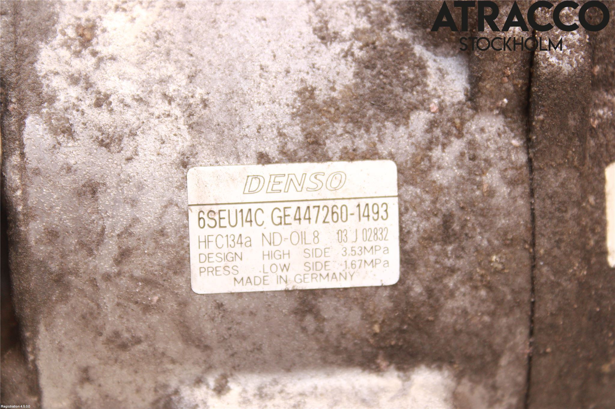 Toyota AURIS 07-09 Varme Ac Kompressor