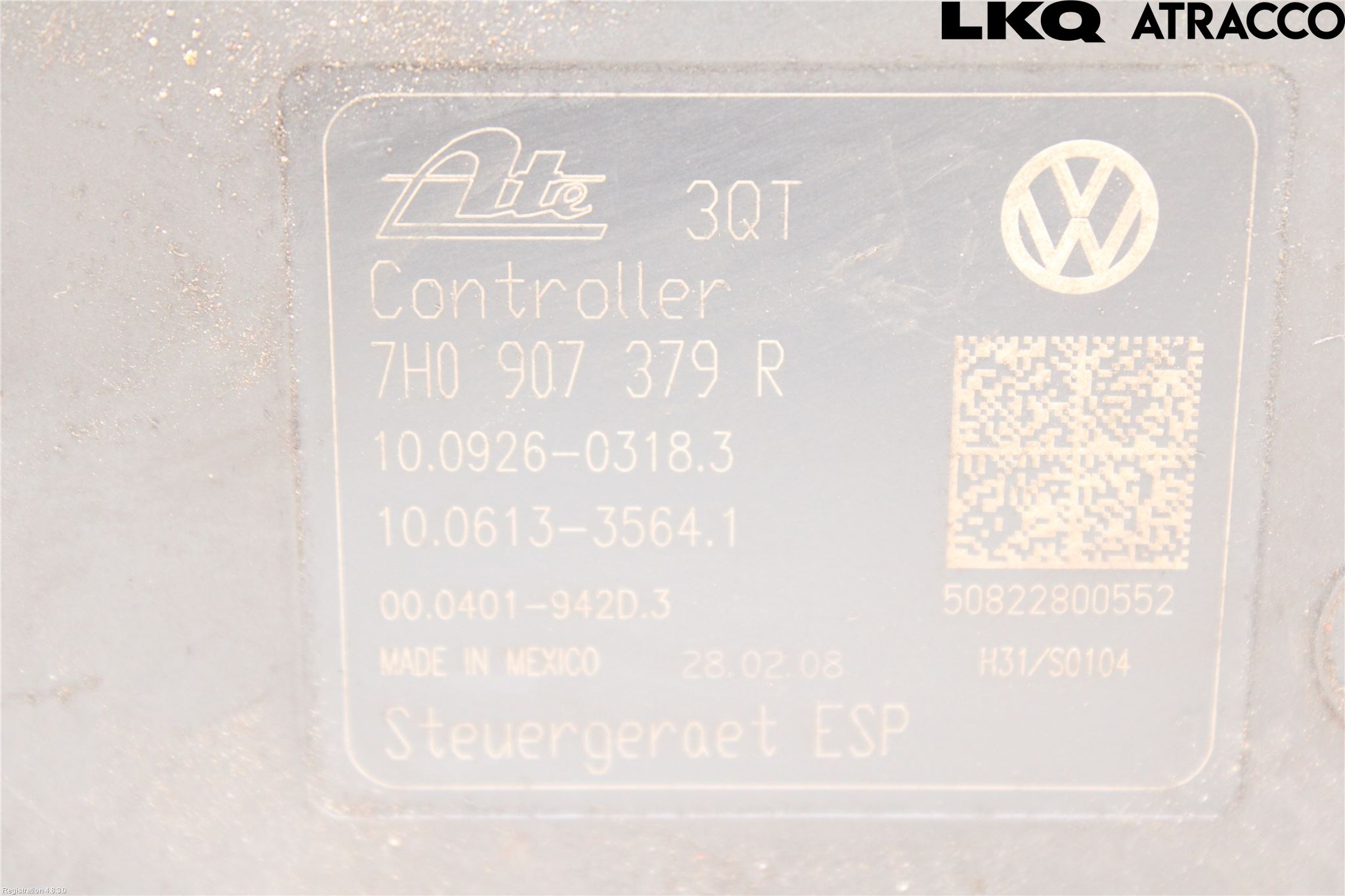 Volkswagen VW TRANSP/CARAVELLE (T5) 04-15 Abs Hydraulikkaggregat