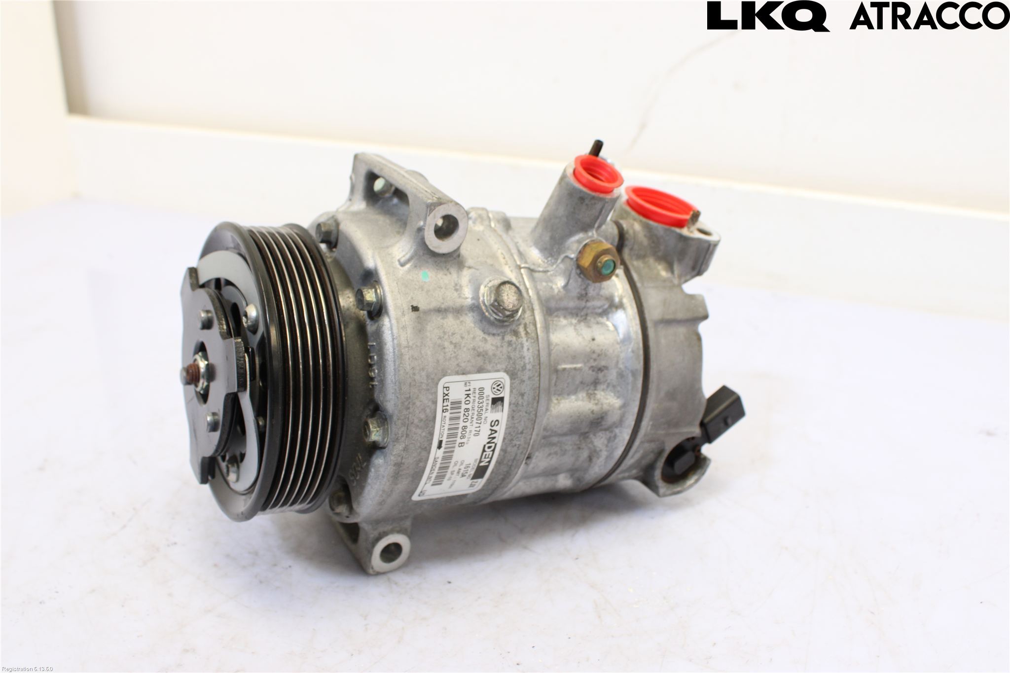 Volkswagen VW GOLF VI 09-13 Varme Ac Kompressor