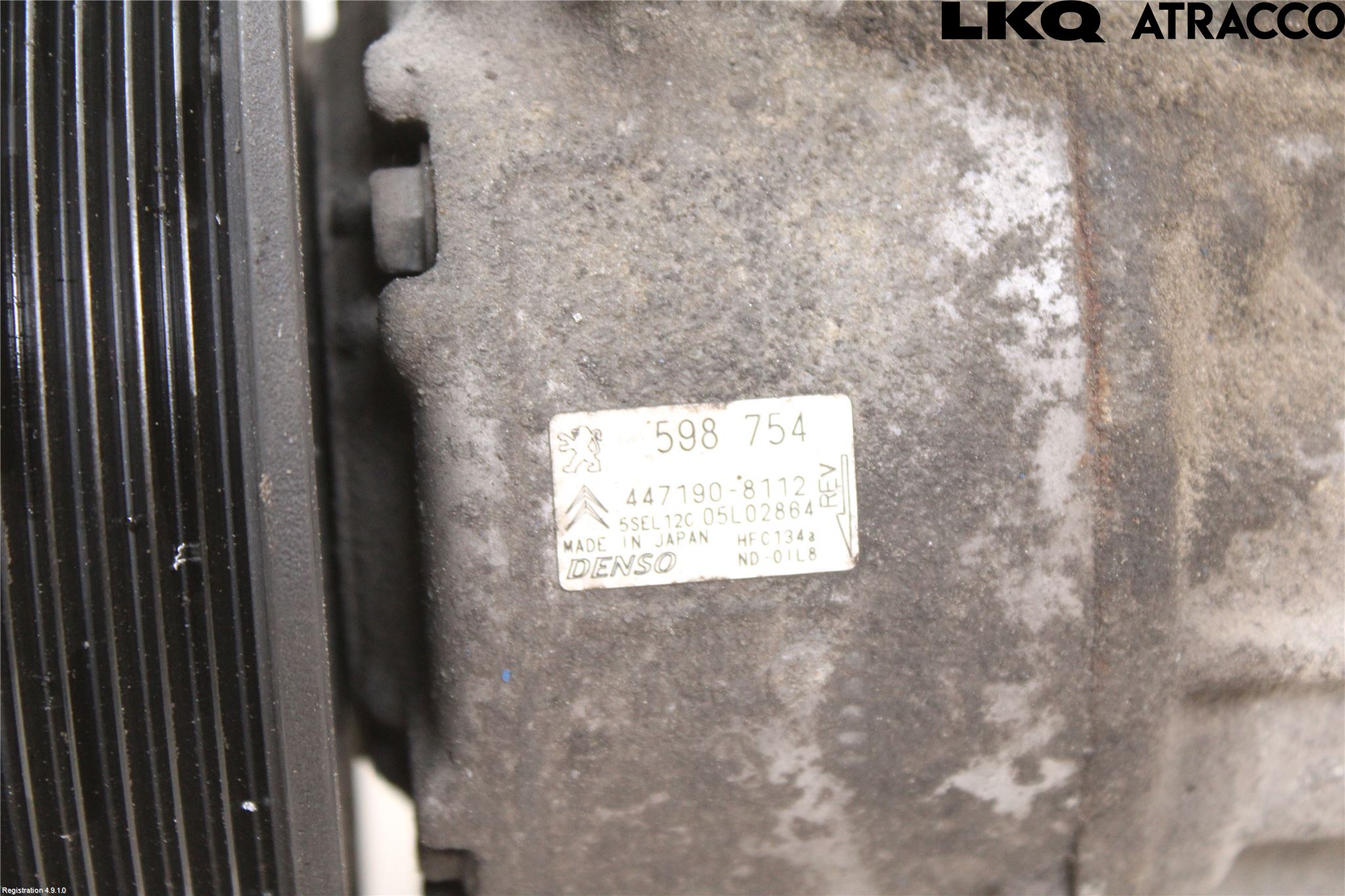 Peugeot 308 08-13 Varme Ac Kompressor