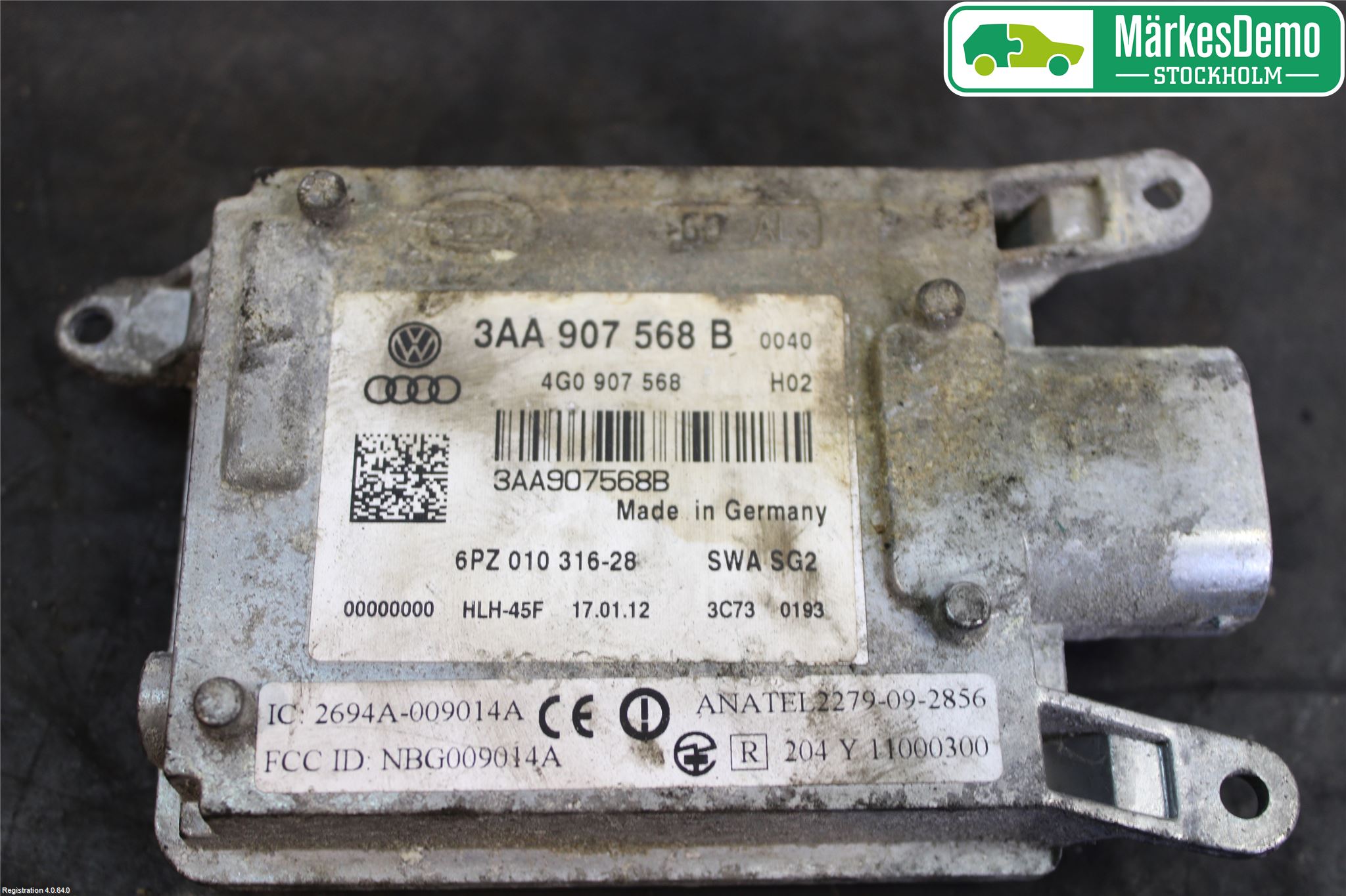 Volkswagen VW PASSAT CC 08-16 Styreenhet Øvrig