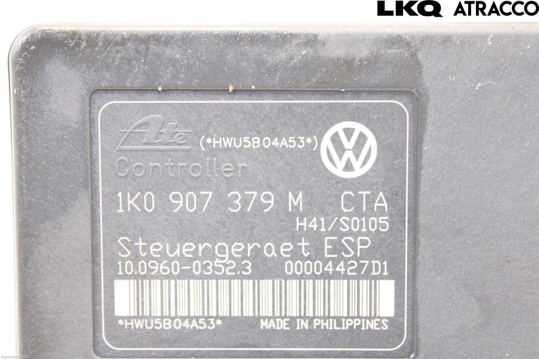 Volkswagen VW GOLF V 04-09 Abs Hydraulikkaggregat