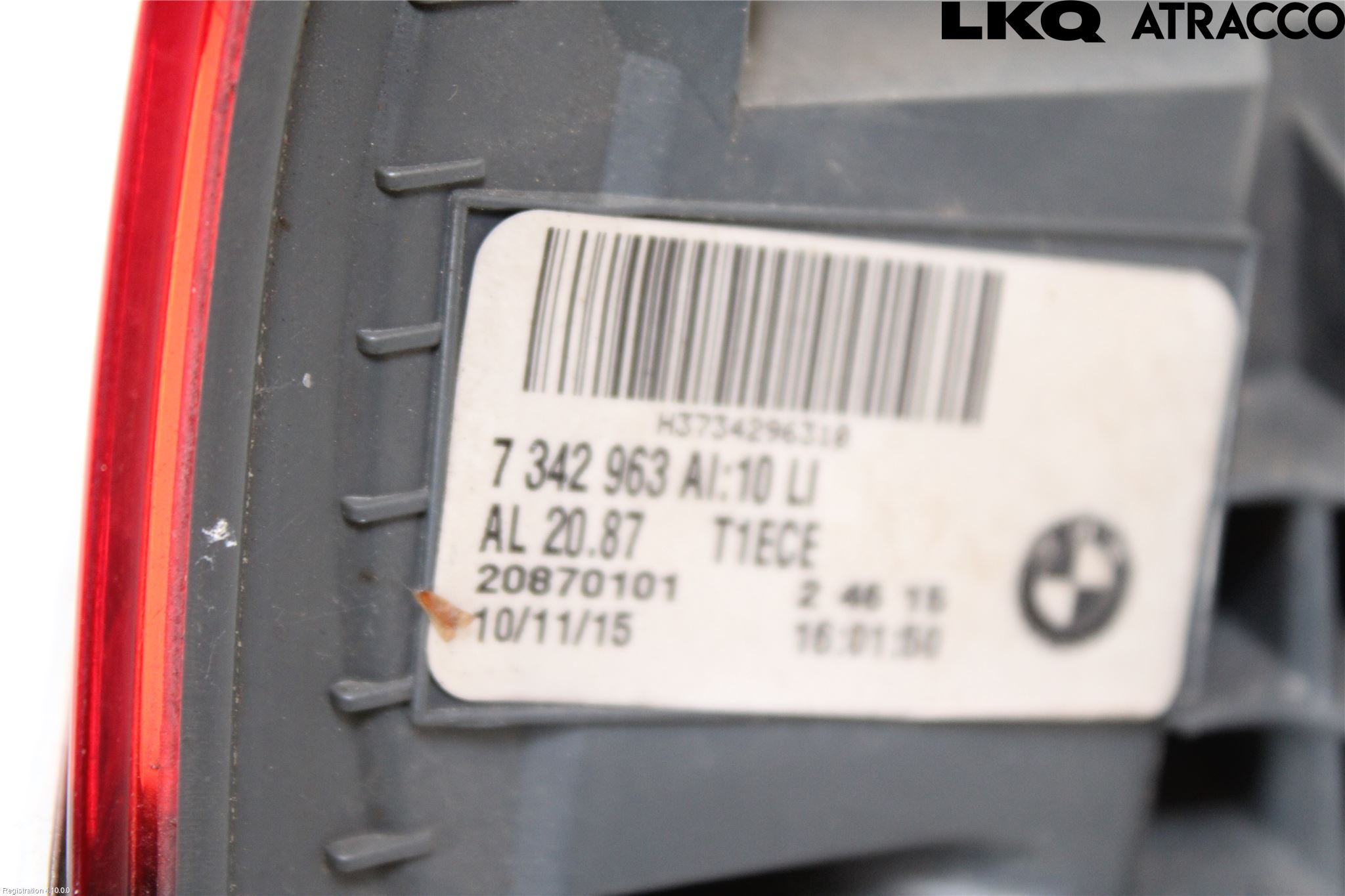 BMW 7 G11/G12 15-22 Baklykt Venstre