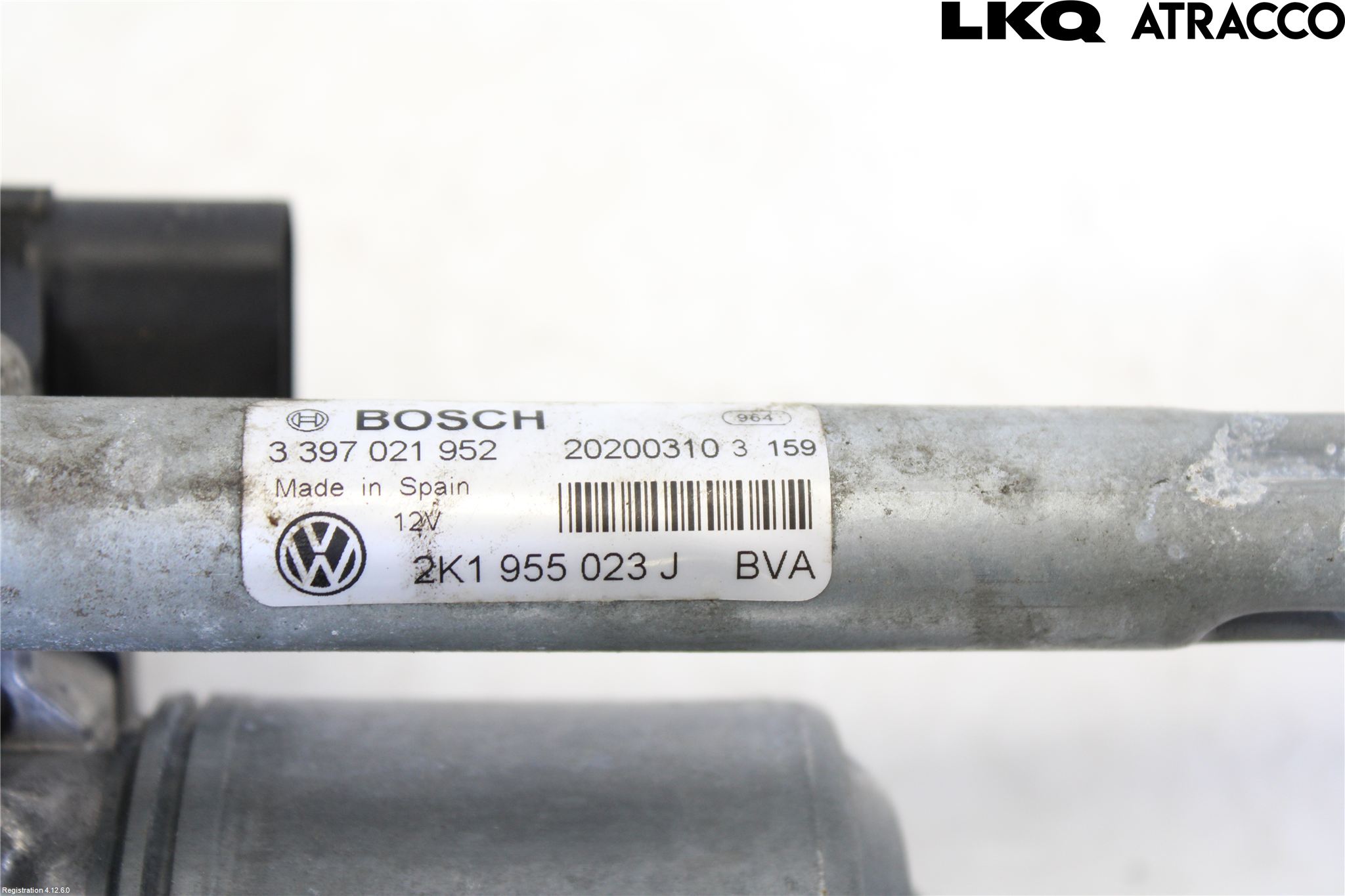 Volkswagen VW CADDY 16-20 Viskeroverføring Frontrute