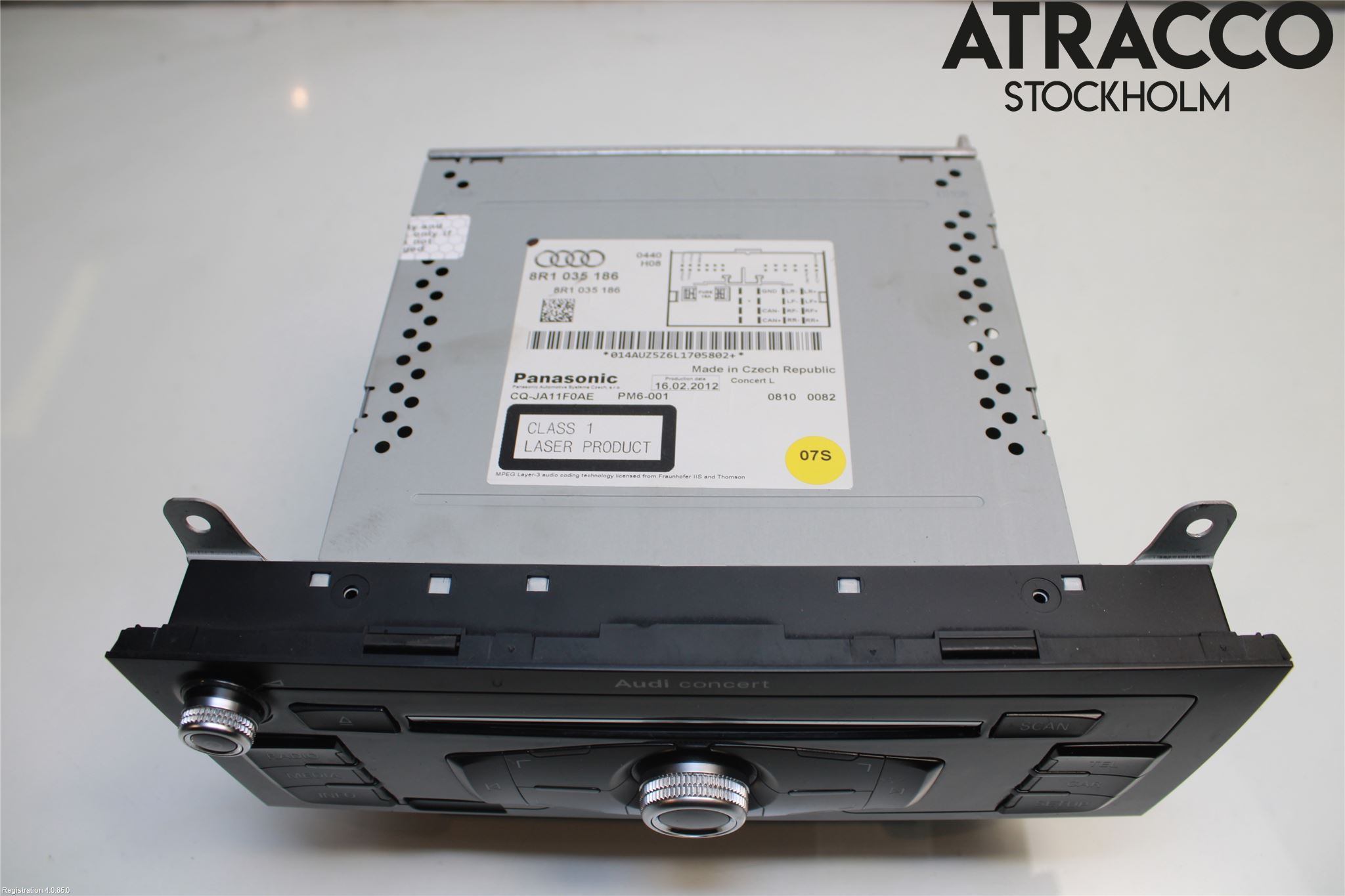 Audi A4/S4 08-11 Stereo Radio Med Cd