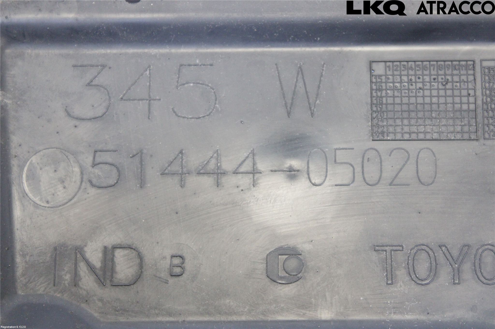 Toyota AURIS 13-19 Bunnplate U Motor-Gear-Dørk