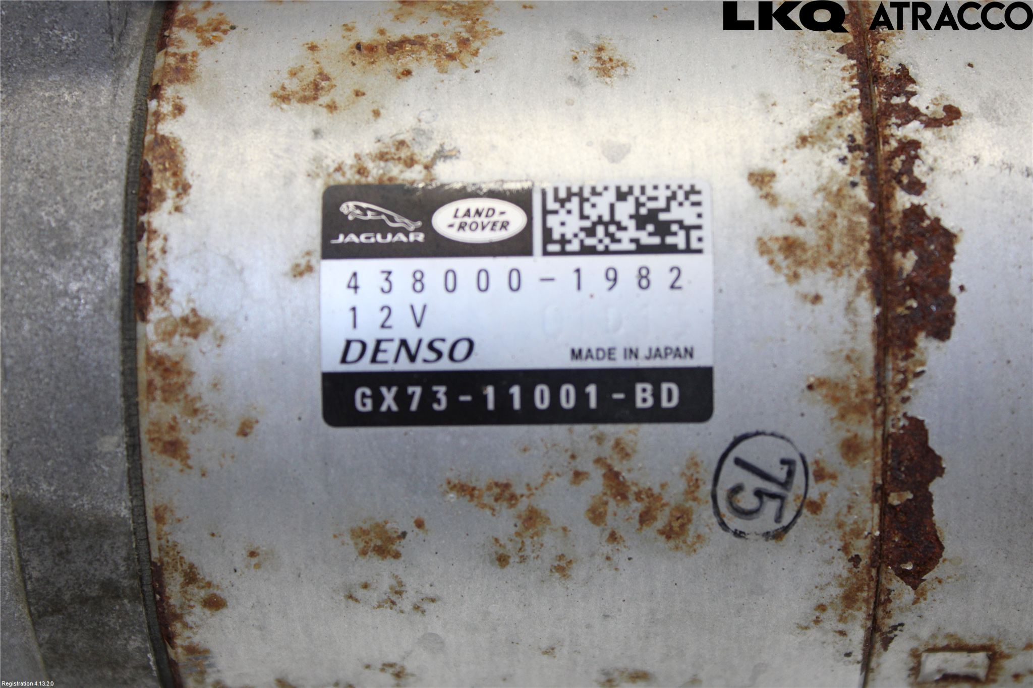 Landrover RANGE ROVER VELAR (L560) 17- Startmotor