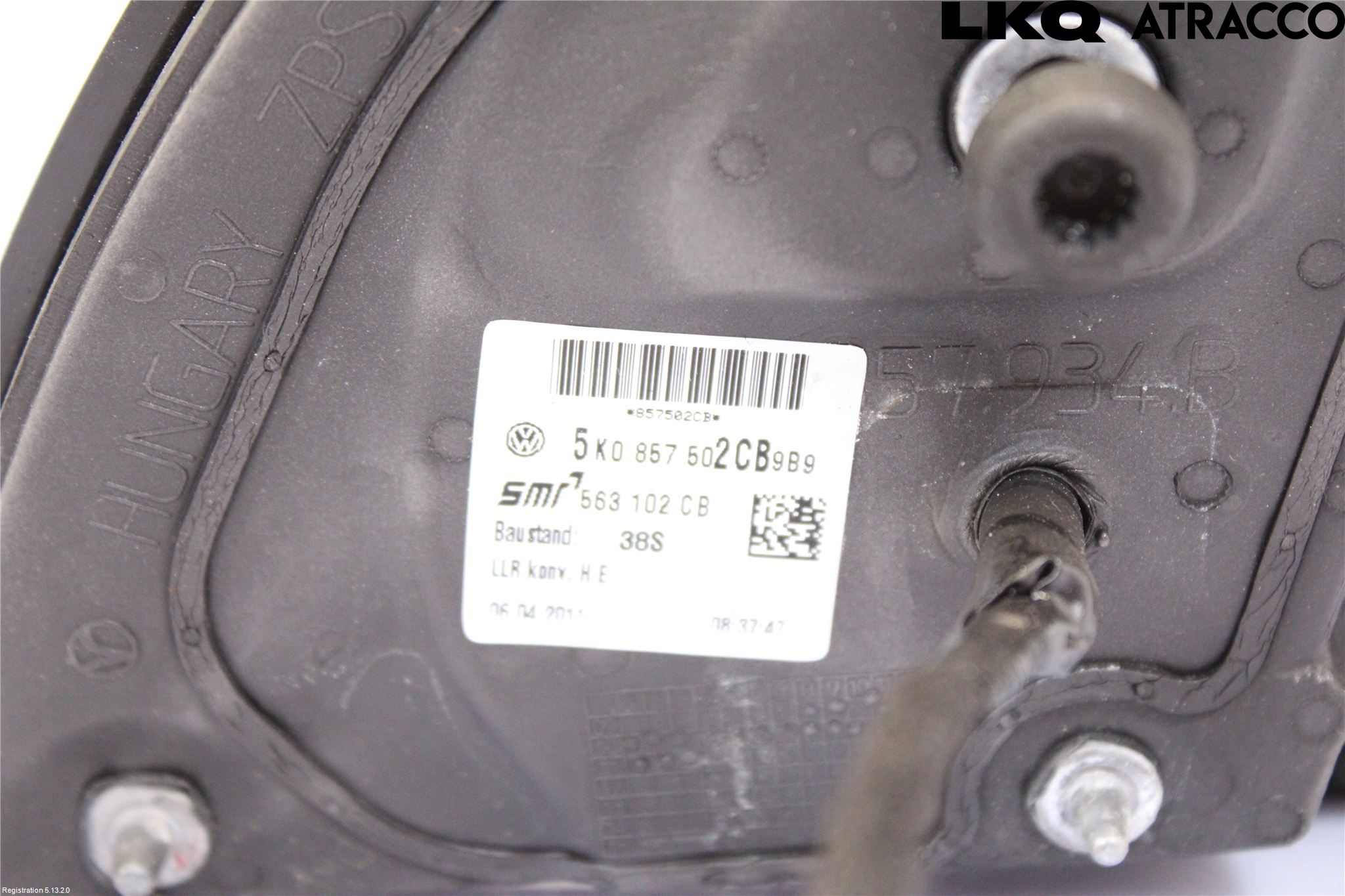 Volkswagen VW GOLF VI 09-13 Speil H M-El Justering