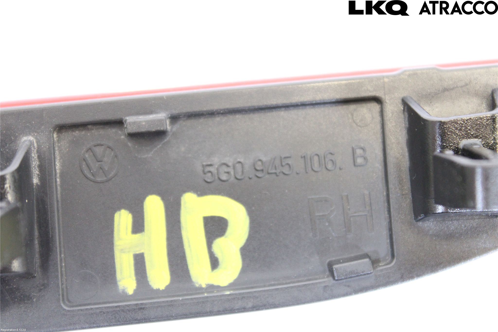 Volkswagen VW GOLF / E-GOLF VII 13-20 Refleks Bak