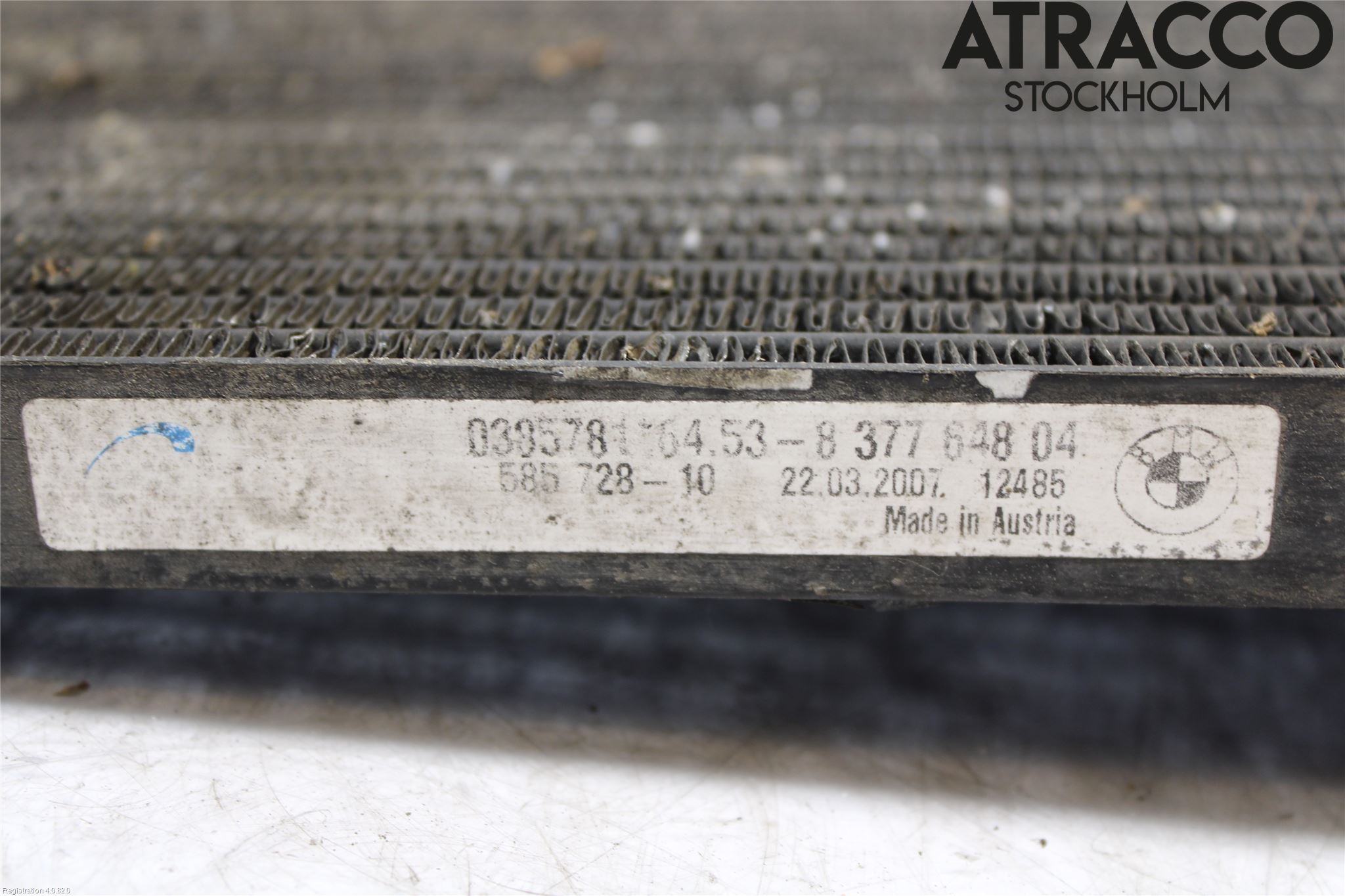 BMW X3 E83     03-10 Varme Ac Kondenser-Kjøler