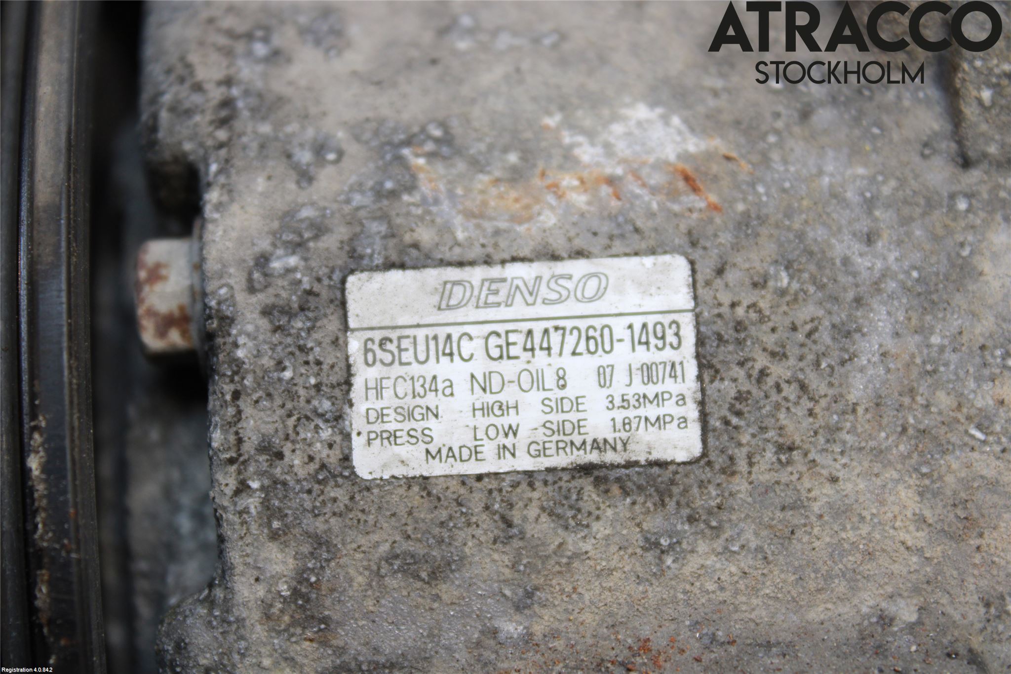 Toyota AURIS 07-09 Varme Ac Kompressor