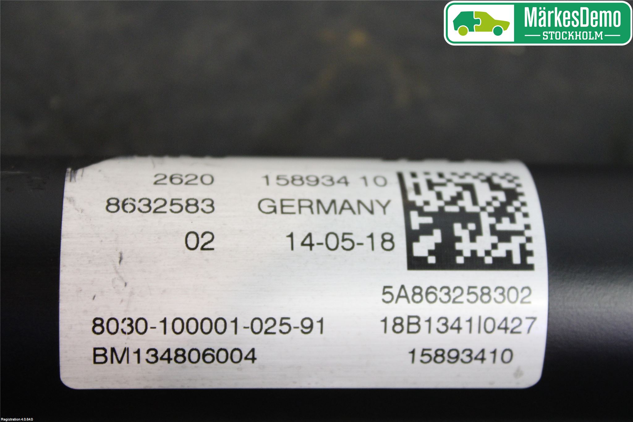 BMW 5 G30/G31/F90 17-23 Mellomaksel Fremre 4Wd