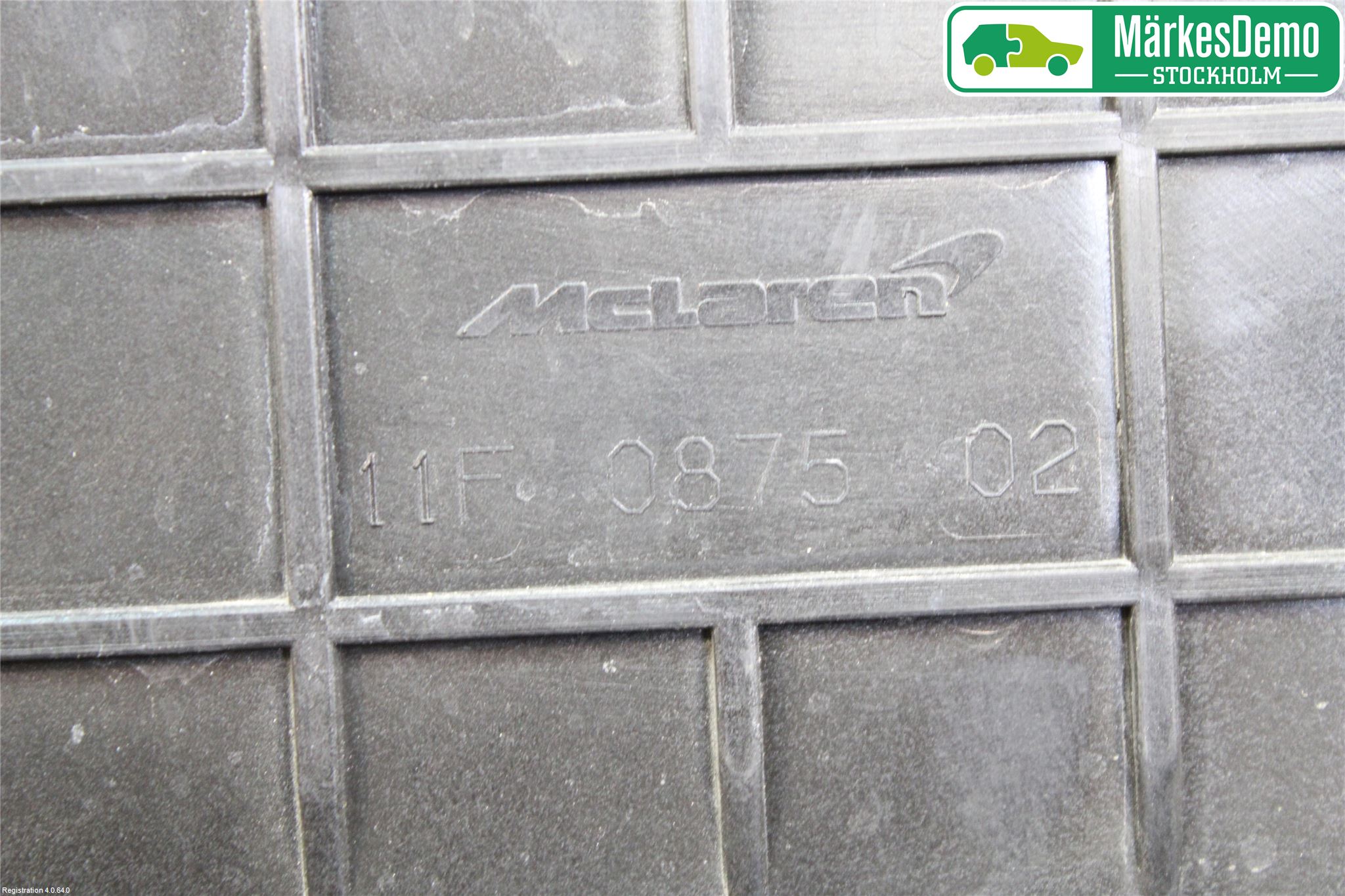McLAREN Luftfilter Boks