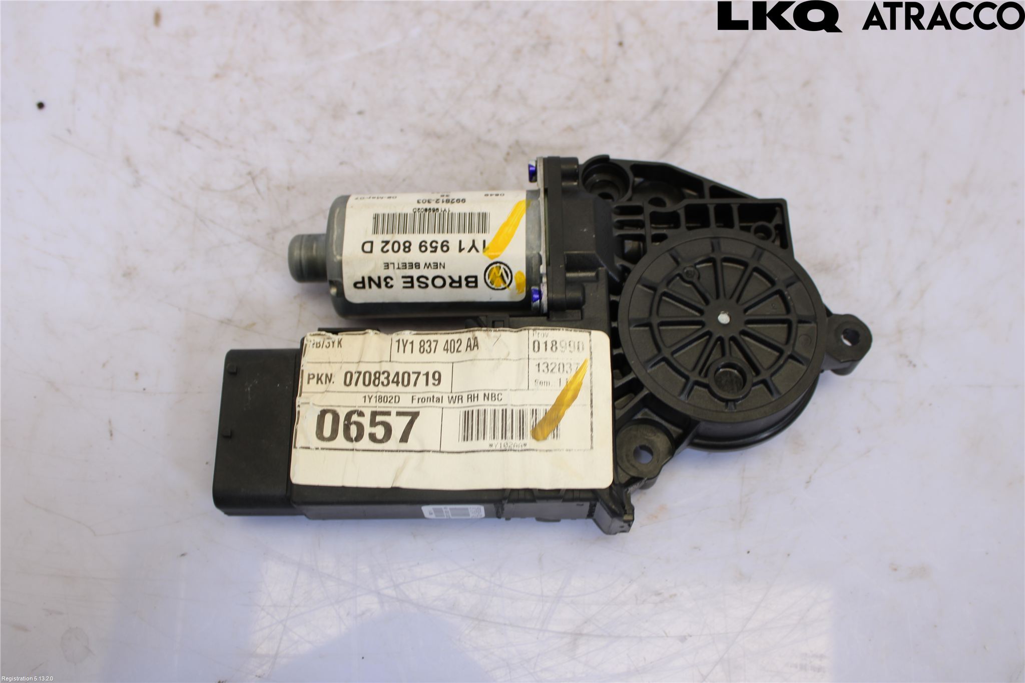Volkswagen VW BEETLE 98-10 Vindusheismotor