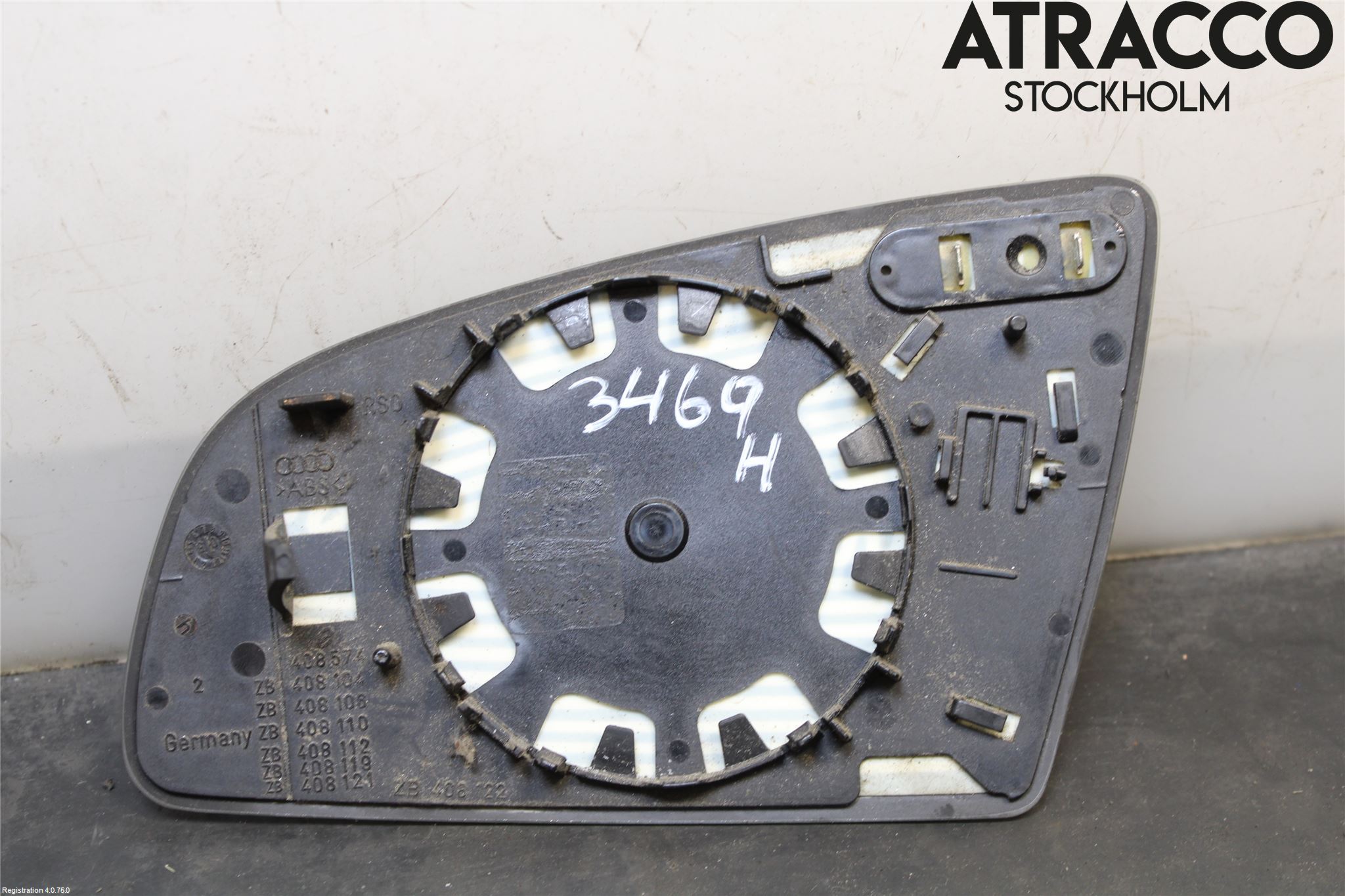 Audi A3/S3     04-05 Speil Glass H