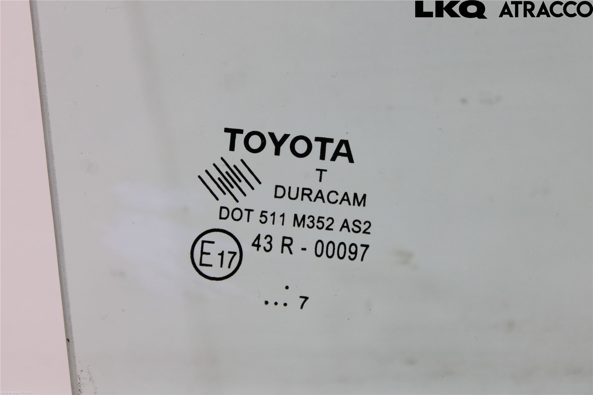 Toyota YARIS XP130 15-20 Dørrute Foran Venstre Trekant