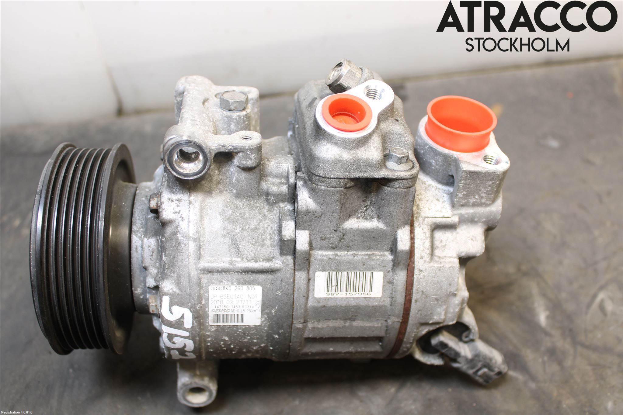 Audi A4/S4 08-11 Varme Ac Kompressor