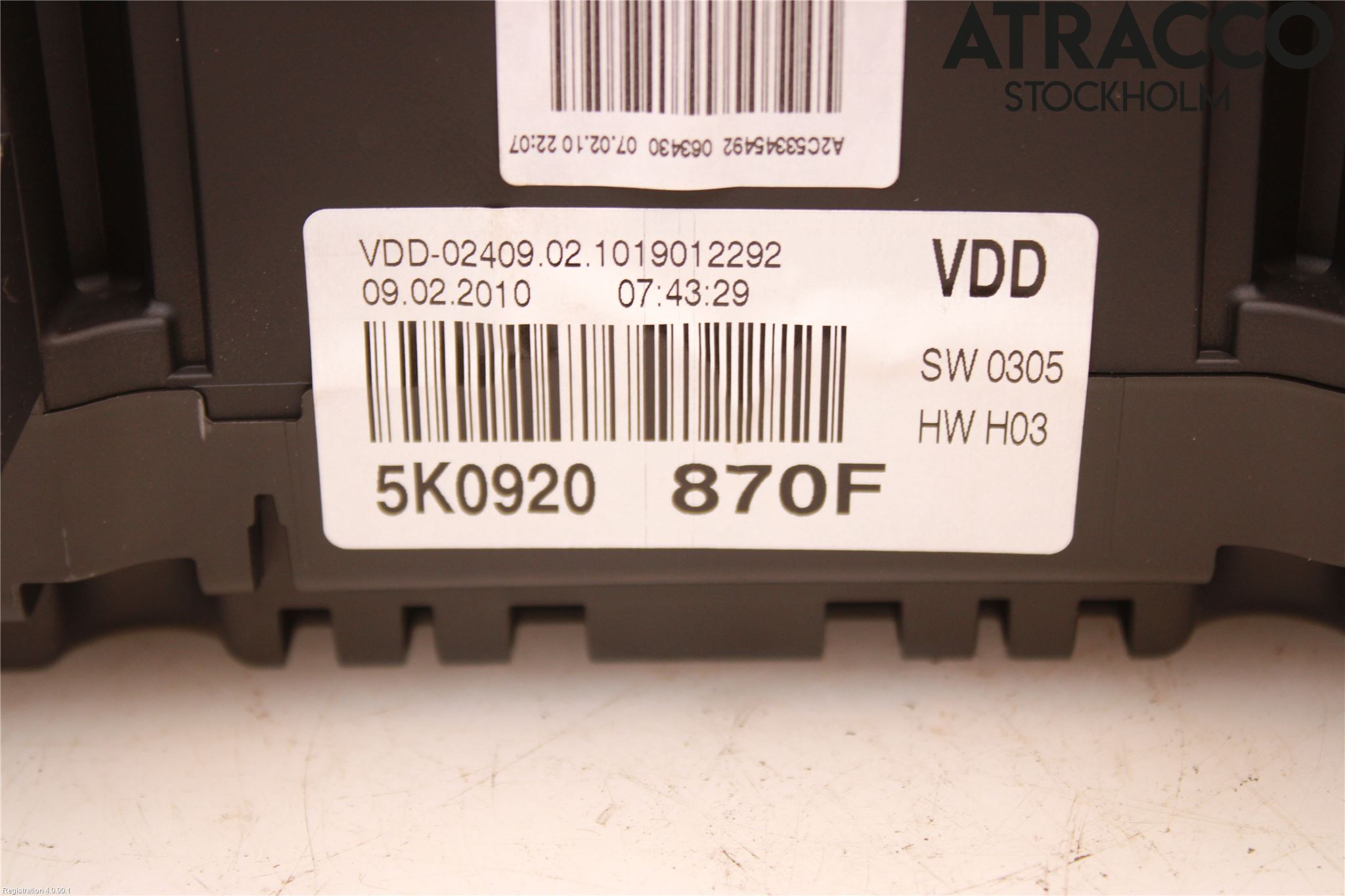 Volkswagen VW GOLF VI 09-13 Instr Kombinert