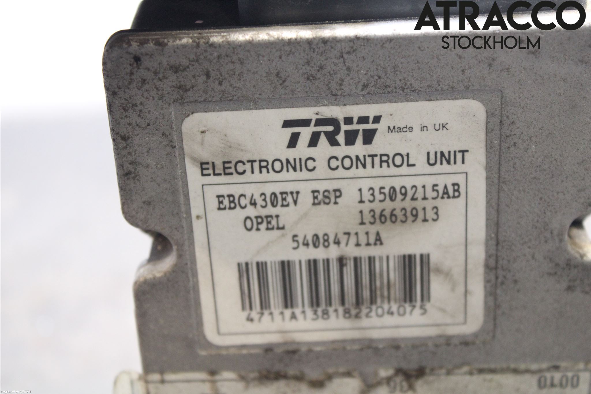 Opel VECTRA C 02-05 Abs Hydraulikkaggregat