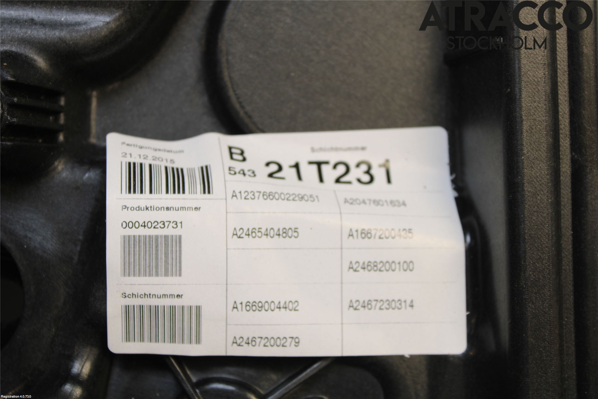 Mercedes-Benz MB B-KLASS (W246/W242) 12-19 Vindusheis El Komp
