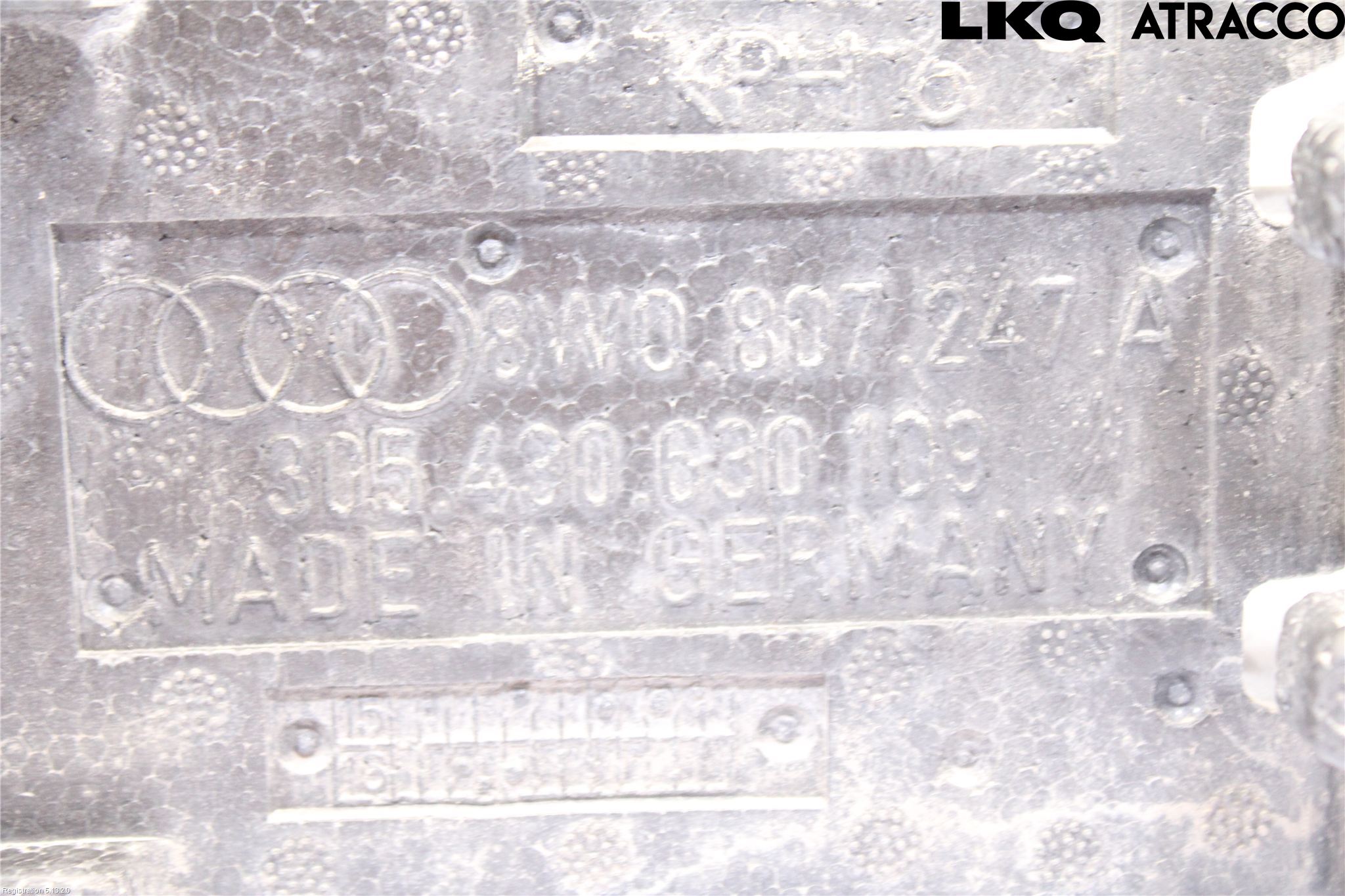 Audi A4/S4 B9 16-19 Støtfanger Bak Deform Element