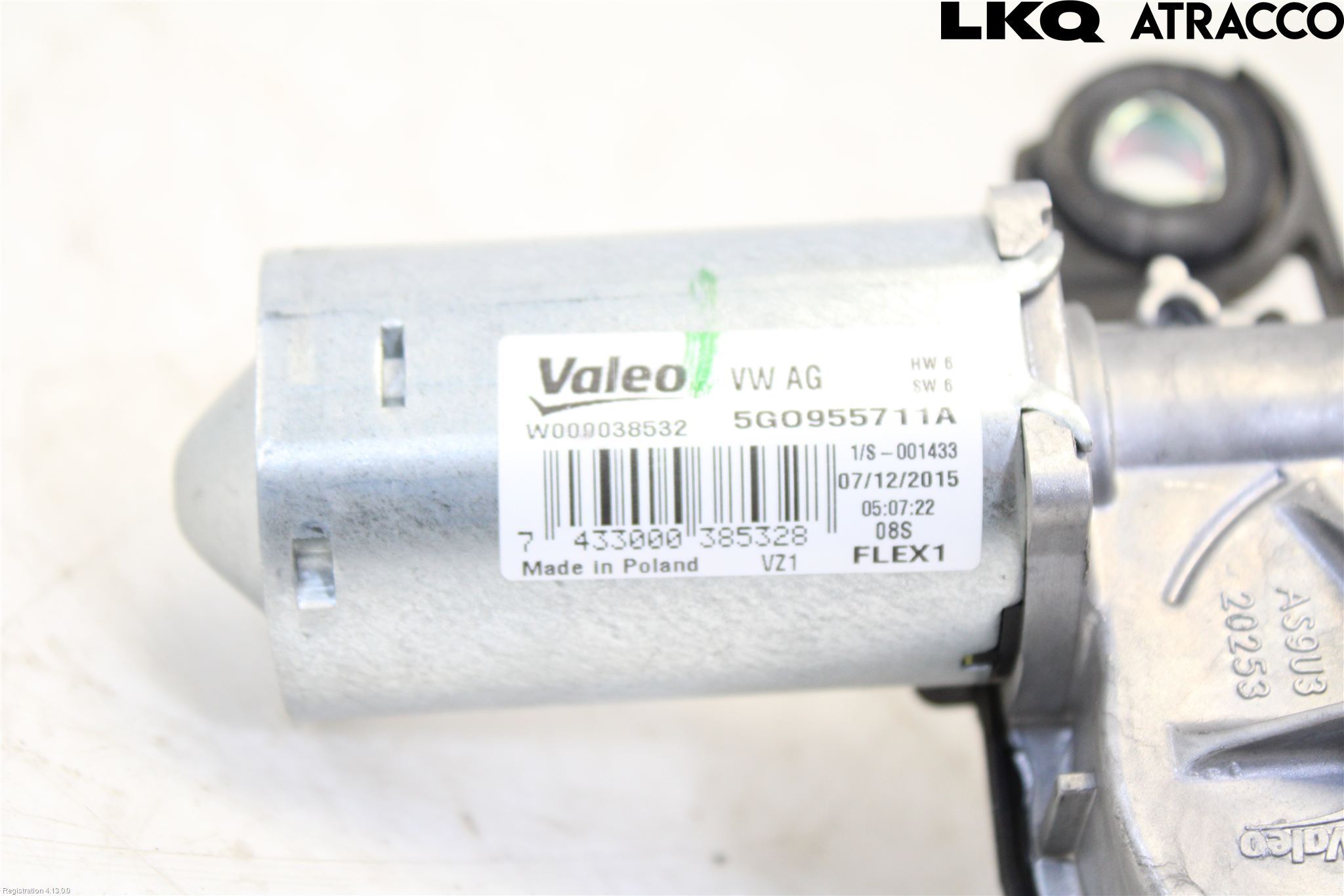 Volkswagen VW GOLF / E-GOLF VII 13-20 Viskermotor Bakluke