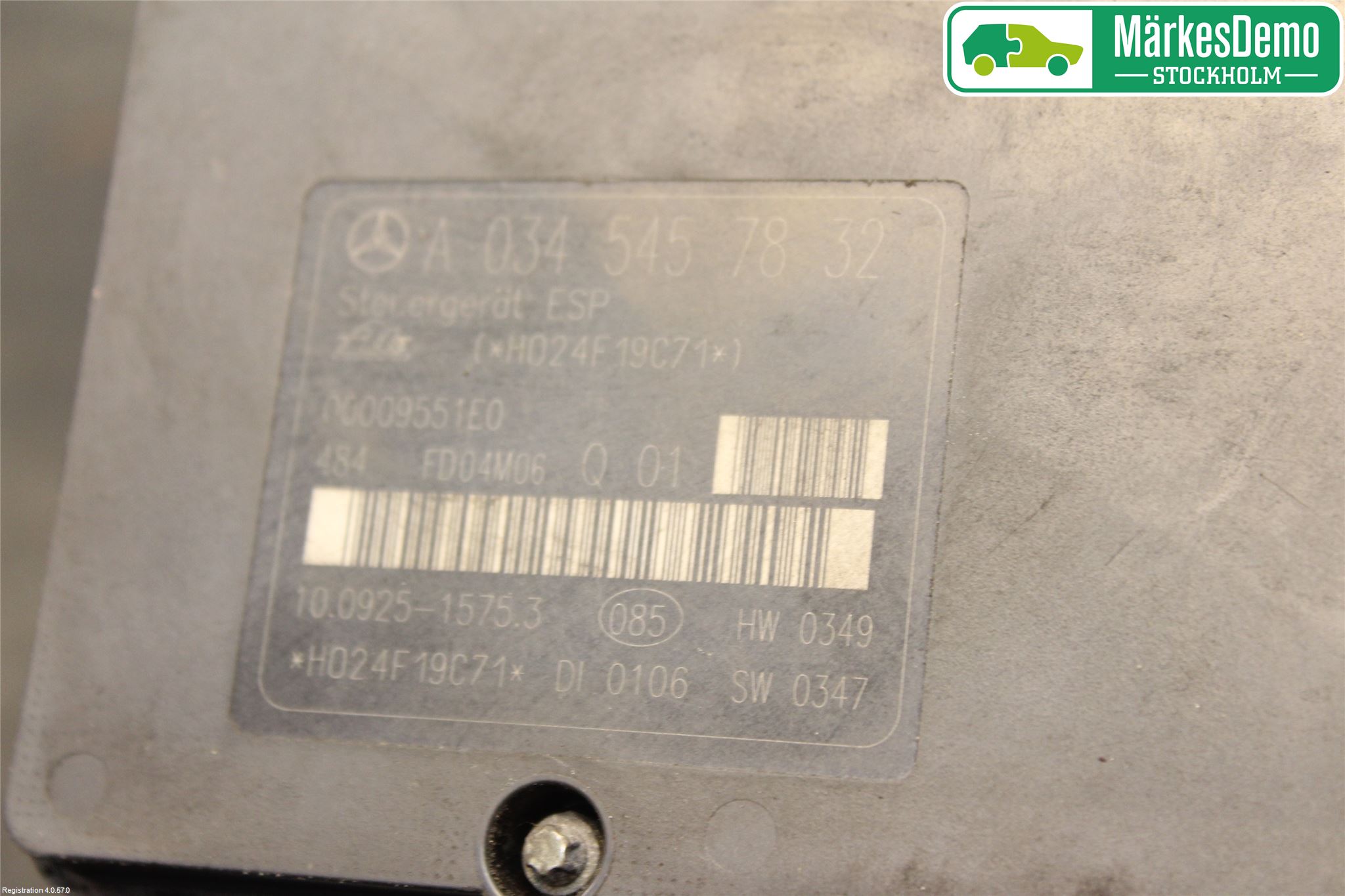Mercedes-Benz MB C (203) 00-07 Abs Hydraulikkaggregat