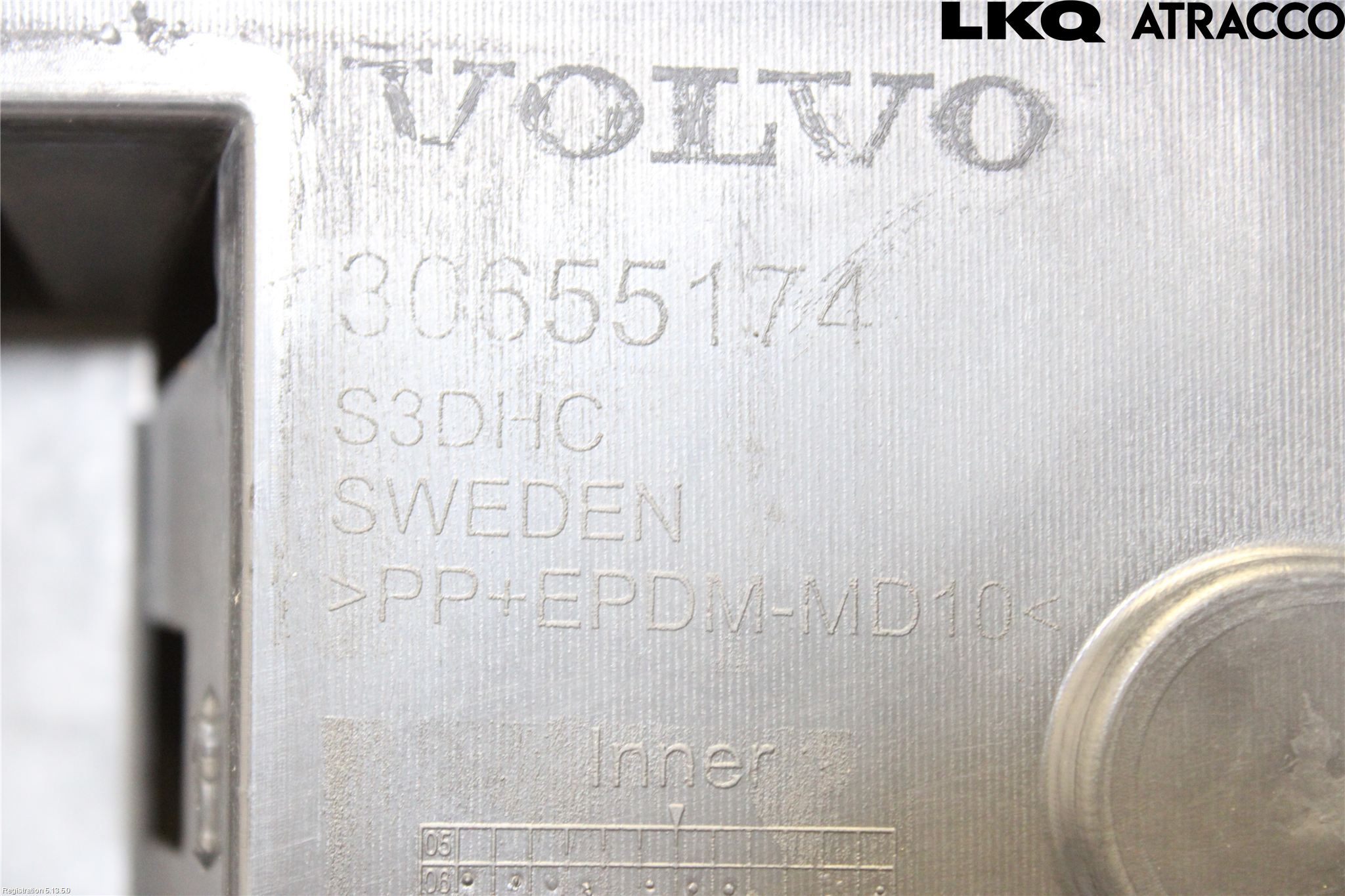 Volvo V70 08-13 Støtfanger Foran Demper