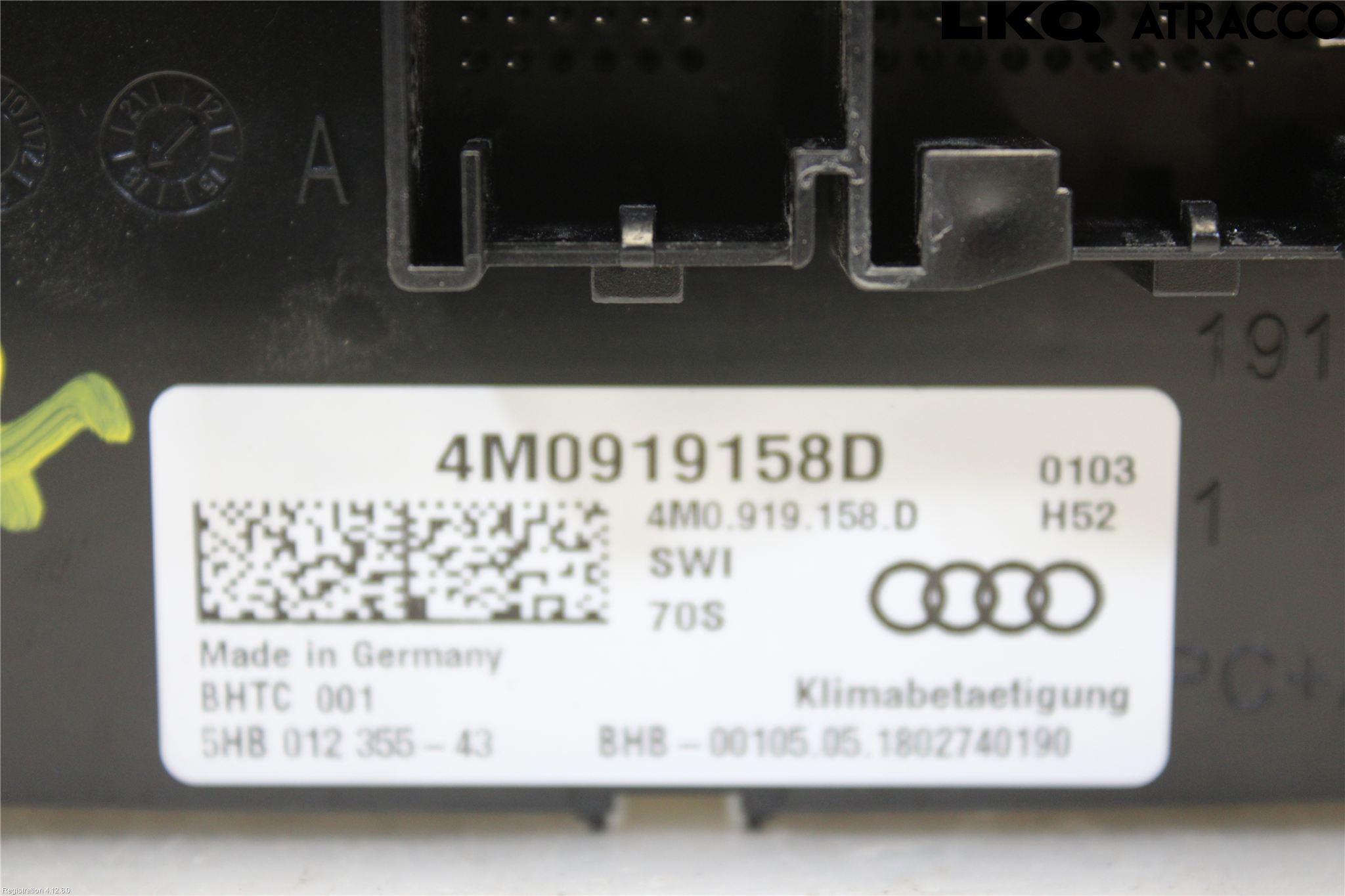 Audi Q7/SQ7 Varmeapparat Panel(Regulering)