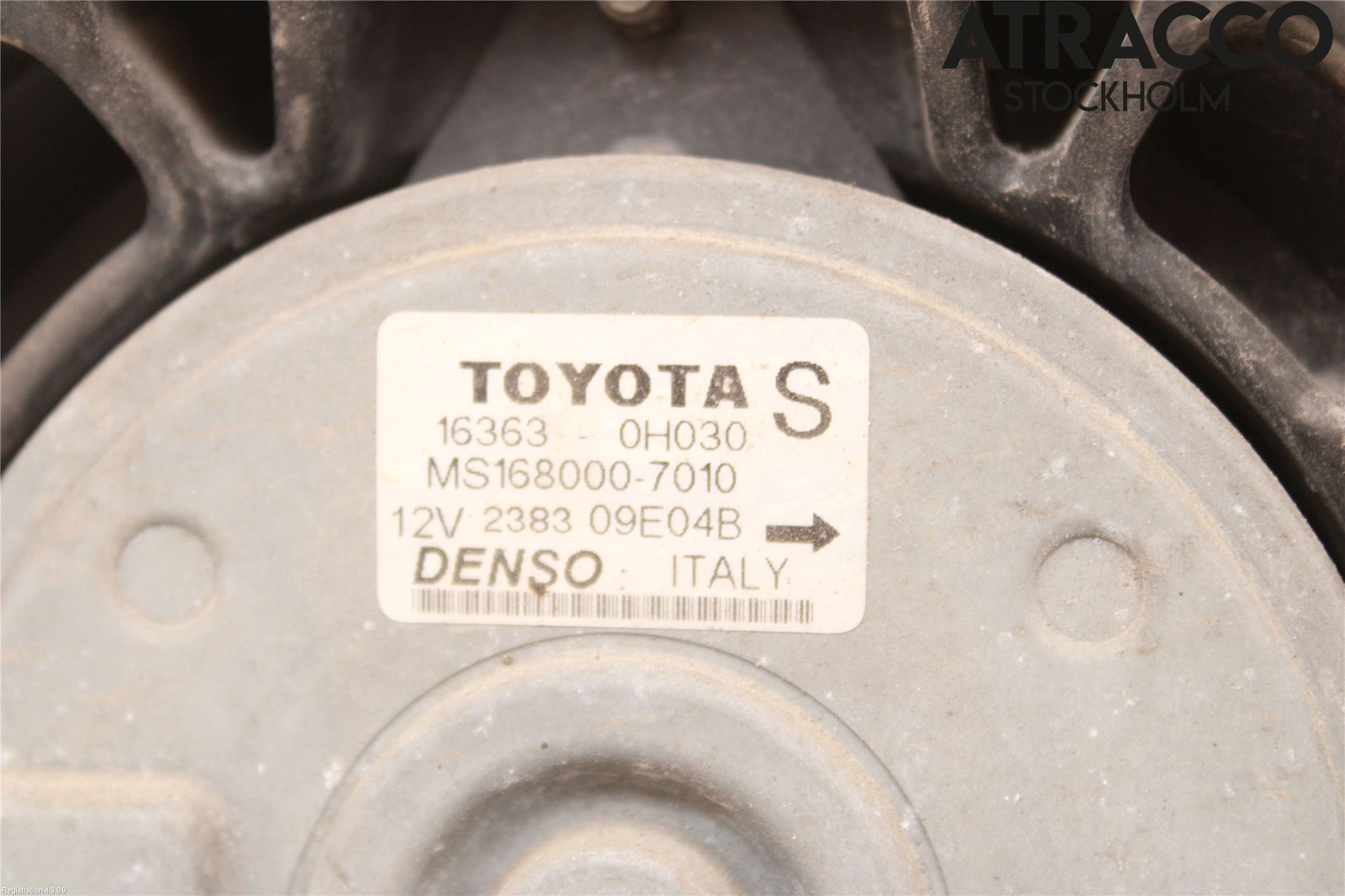 Toyota AVENSIS 03-06 Kjølevifte Elektrisk