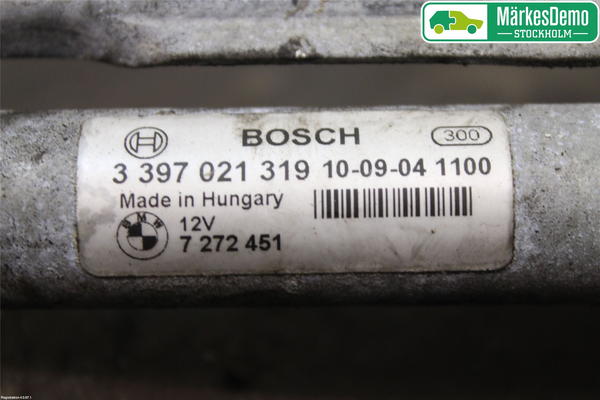 BMW 5 F10/F11/F18 09-17 Viskeroverføring Frontrute
