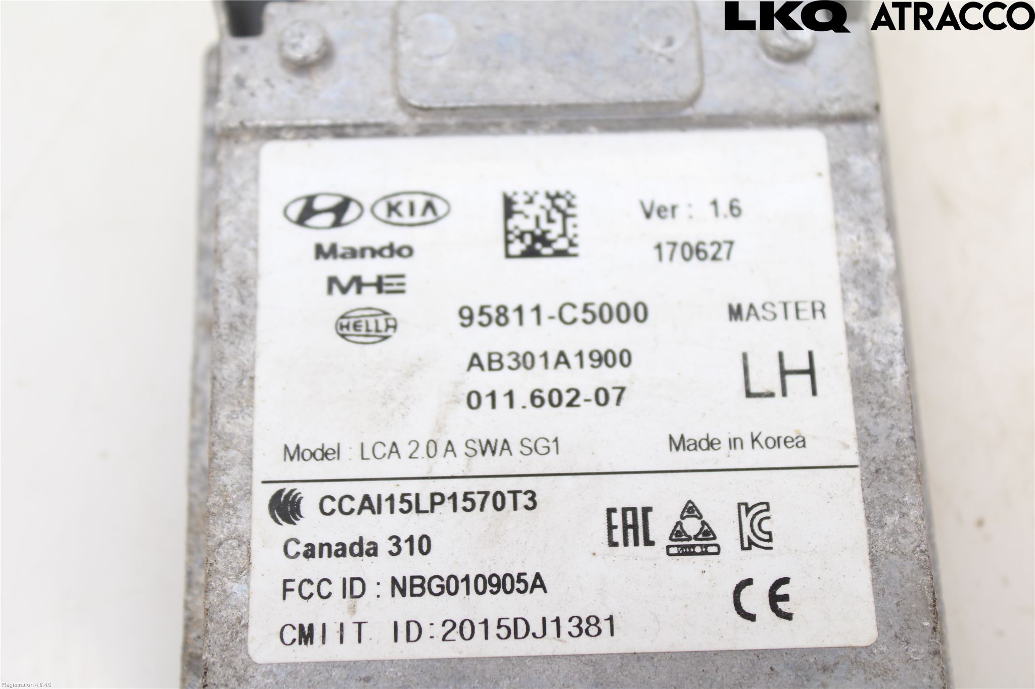 Kia SORENTO 15-20 Sensor Kollisjonsbeskyttelse